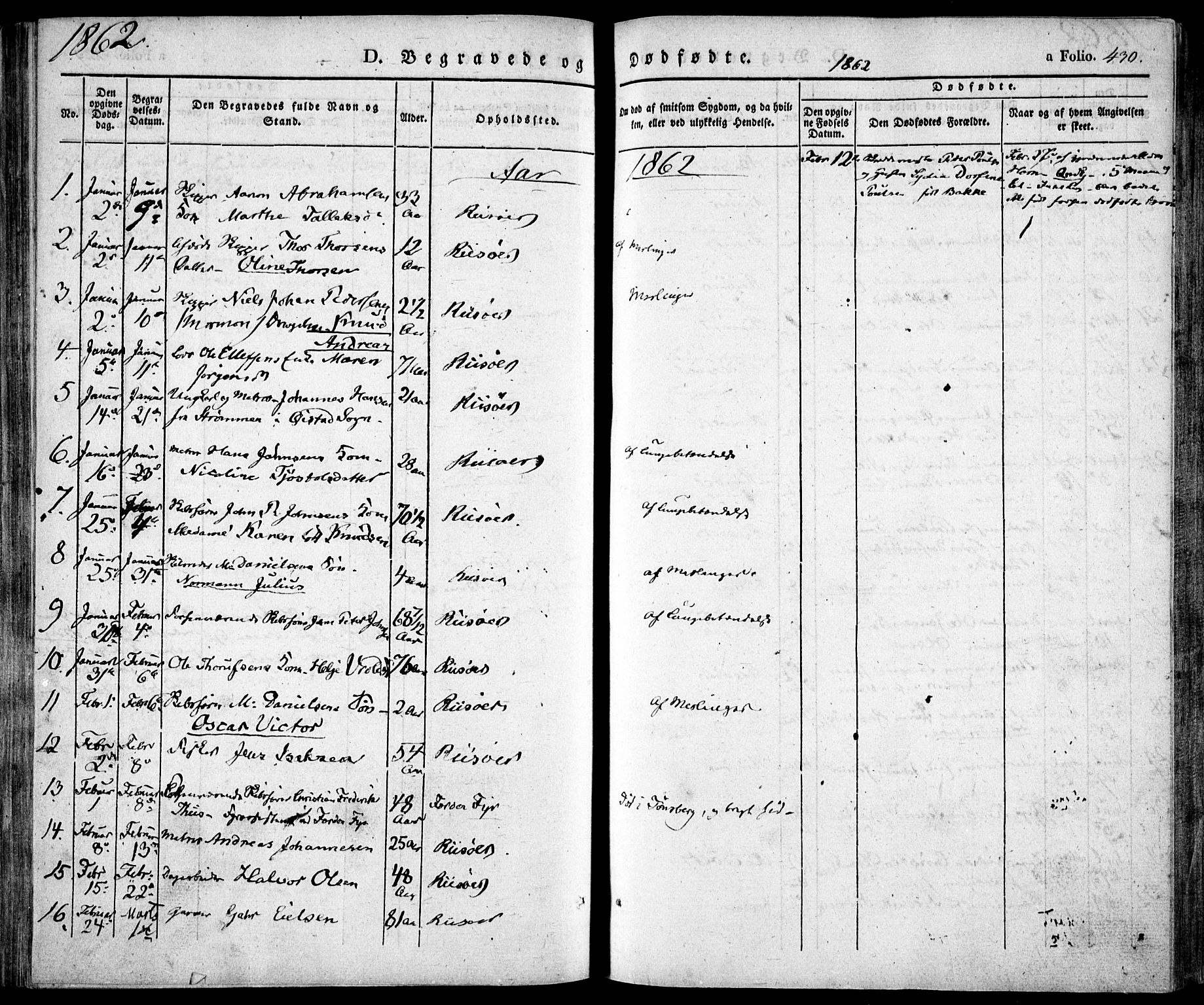 Risør sokneprestkontor, AV/SAK-1111-0035/F/Fa/L0003: Parish register (official) no. A 3, 1838-1864, p. 430