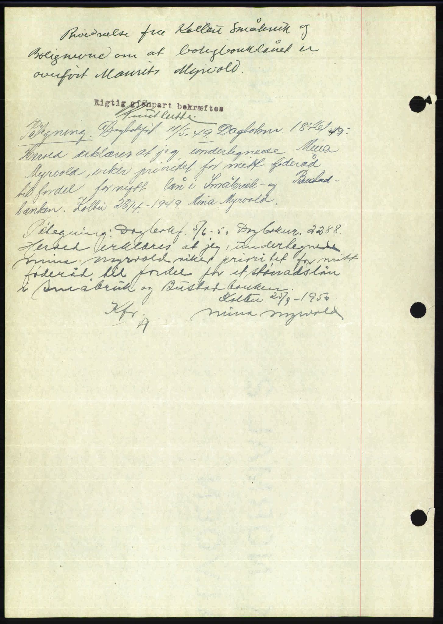 Toten tingrett, SAH/TING-006/H/Hb/Hbc/L0004: Mortgage book no. Hbc-04, 1938-1938, Diary no: : 1460/1938