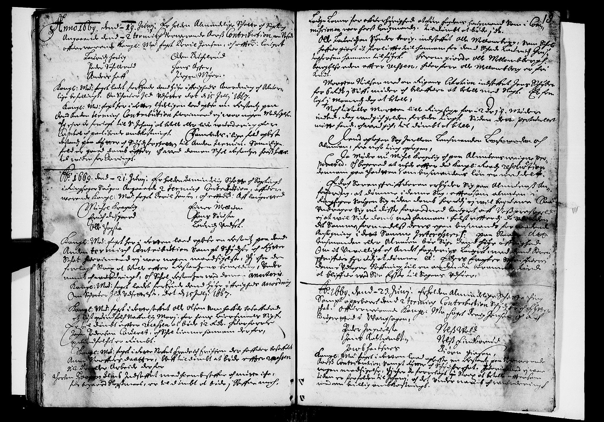 Hedemarken sorenskriveri, AV/SAH-TING-034/G/Gb/L0005: Tingbok, 1669, p. 17b-18a