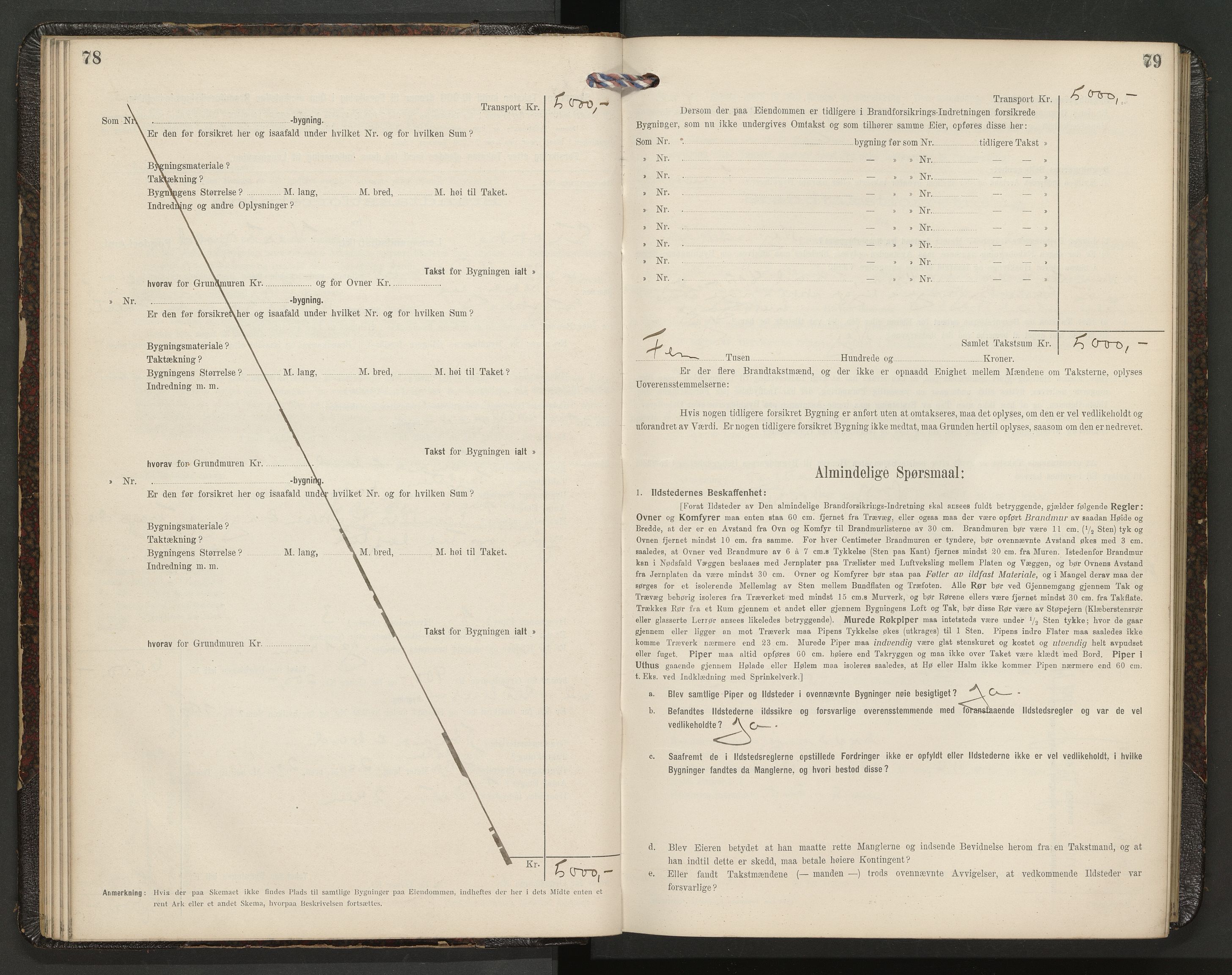 Stokke lensmannskontor, AV/SAKO-A-550/Y/Yb/Ybb/L0002: Skjematakstprotokoll, 1913-1935, p. 78-79