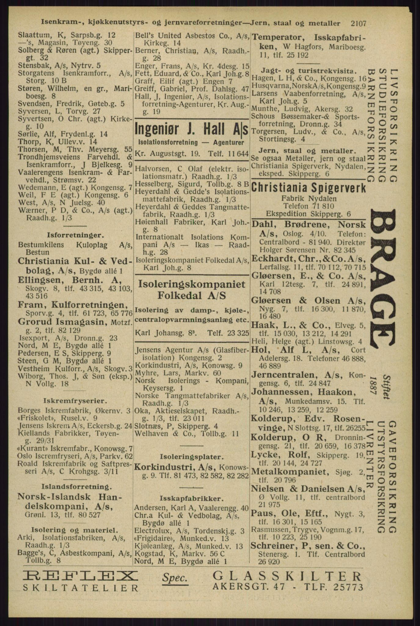 Kristiania/Oslo adressebok, PUBL/-, 1929, p. 2107