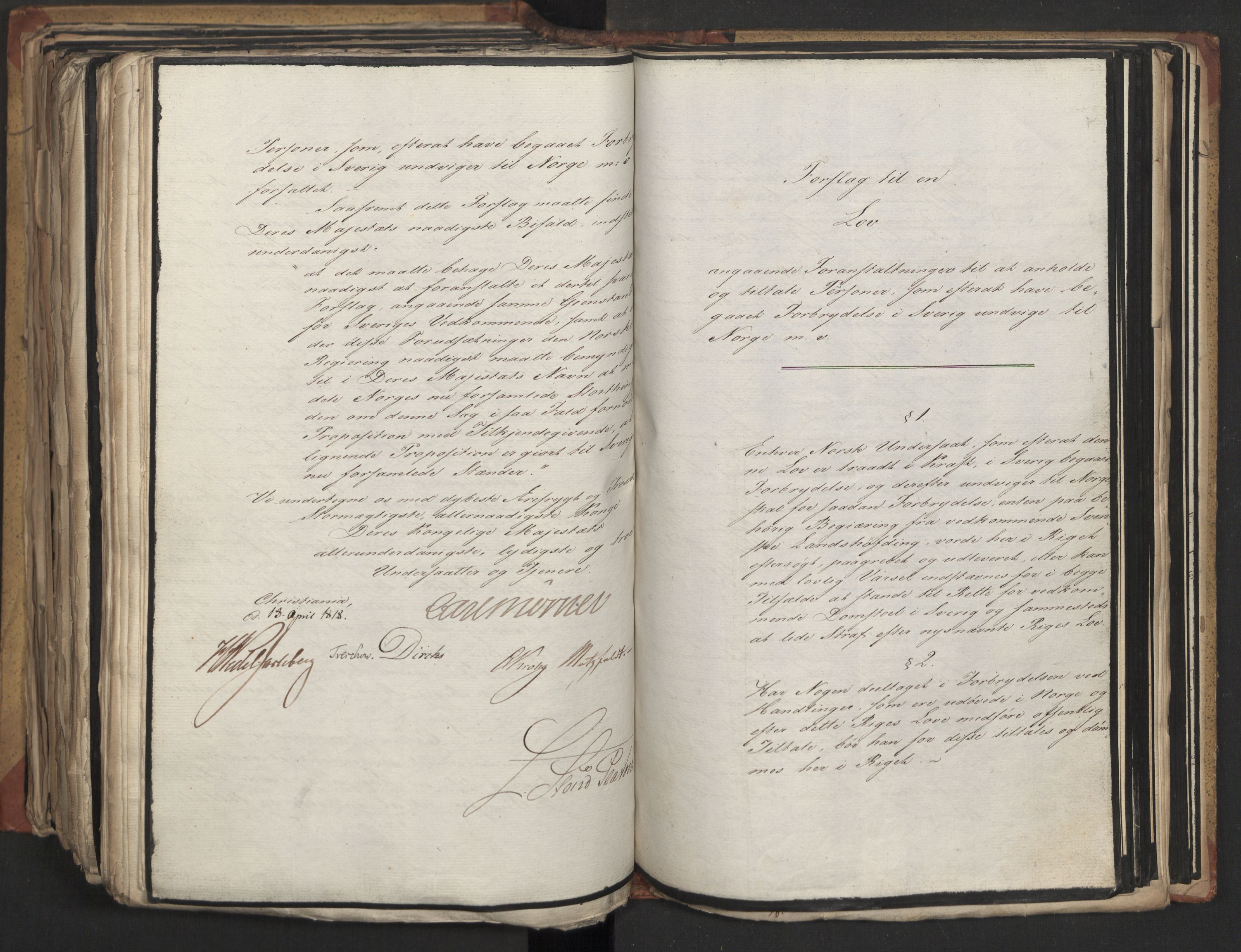 Statsrådsavdelingen i Stockholm, AV/RA-S-1003/D/Da/L0013: Regjeringsinnstillinger nr. 2761-2889, 1818, p. 466
