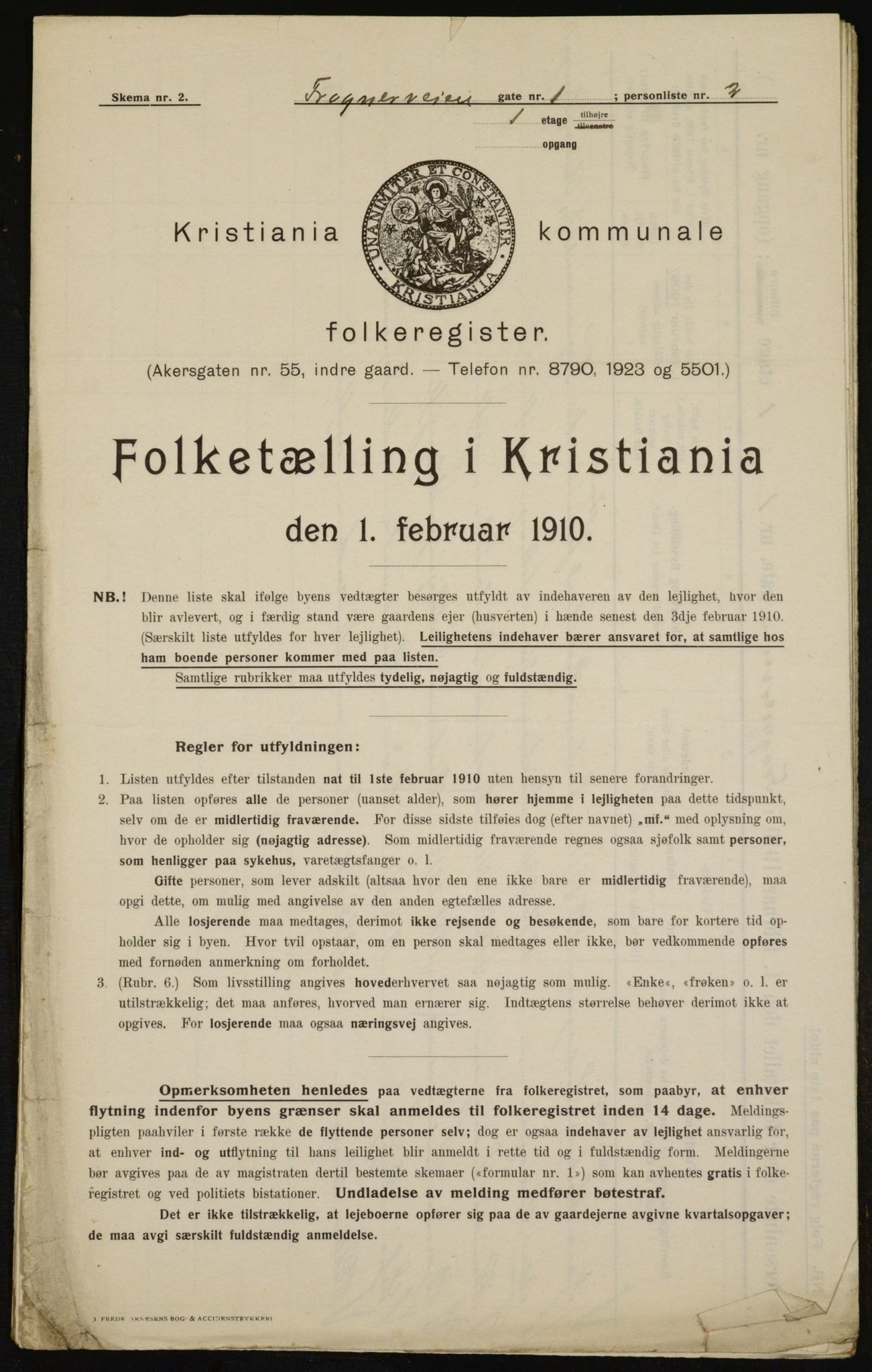 OBA, Municipal Census 1910 for Kristiania, 1910, p. 25348