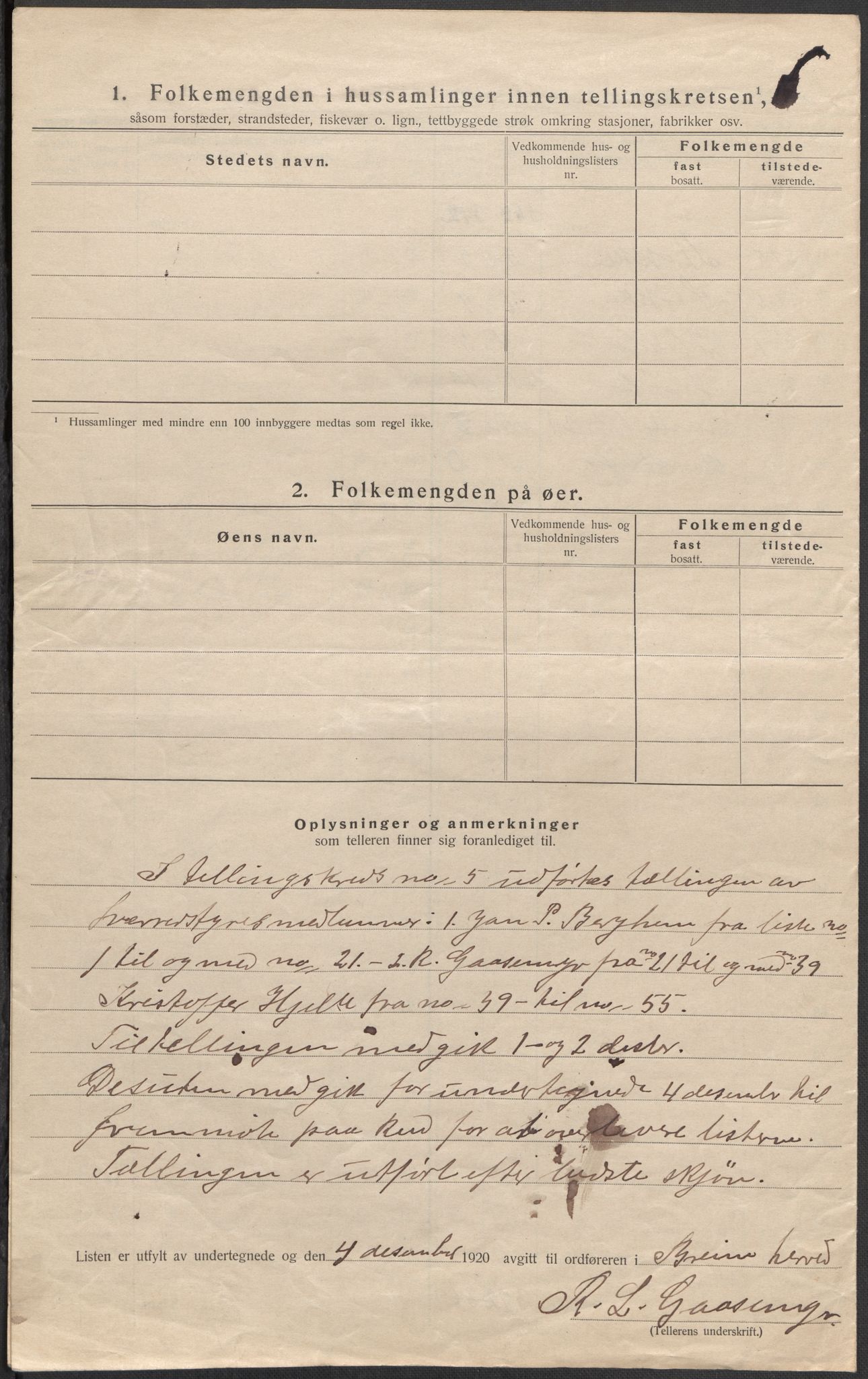 SAB, 1920 census for Breim, 1920, p. 24