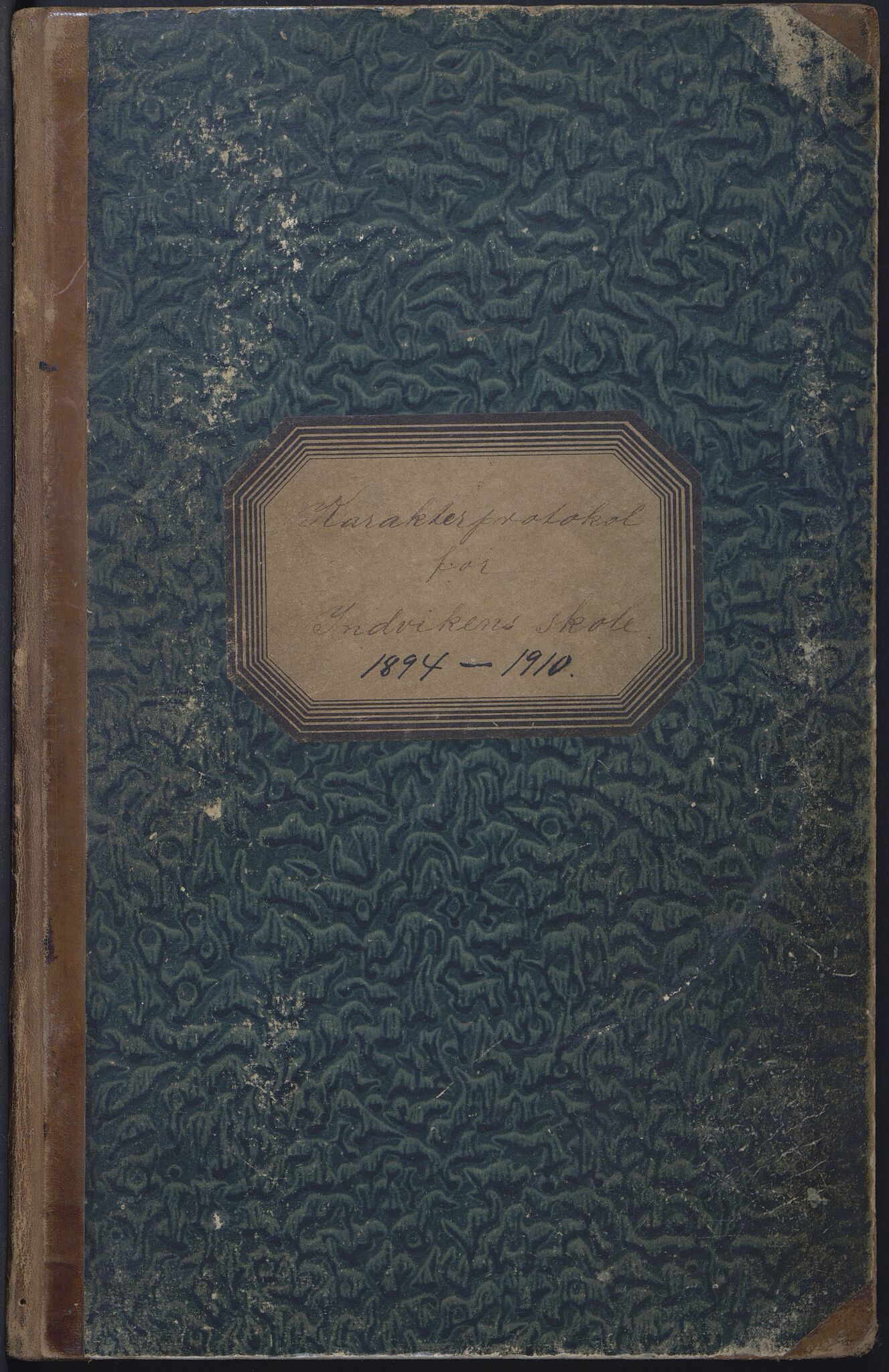 Innvik kommune. Innvik skule, VLFK/K-14470.520.01/542/L0001: skuleprotokoll for Innvik skule, 1894-1910