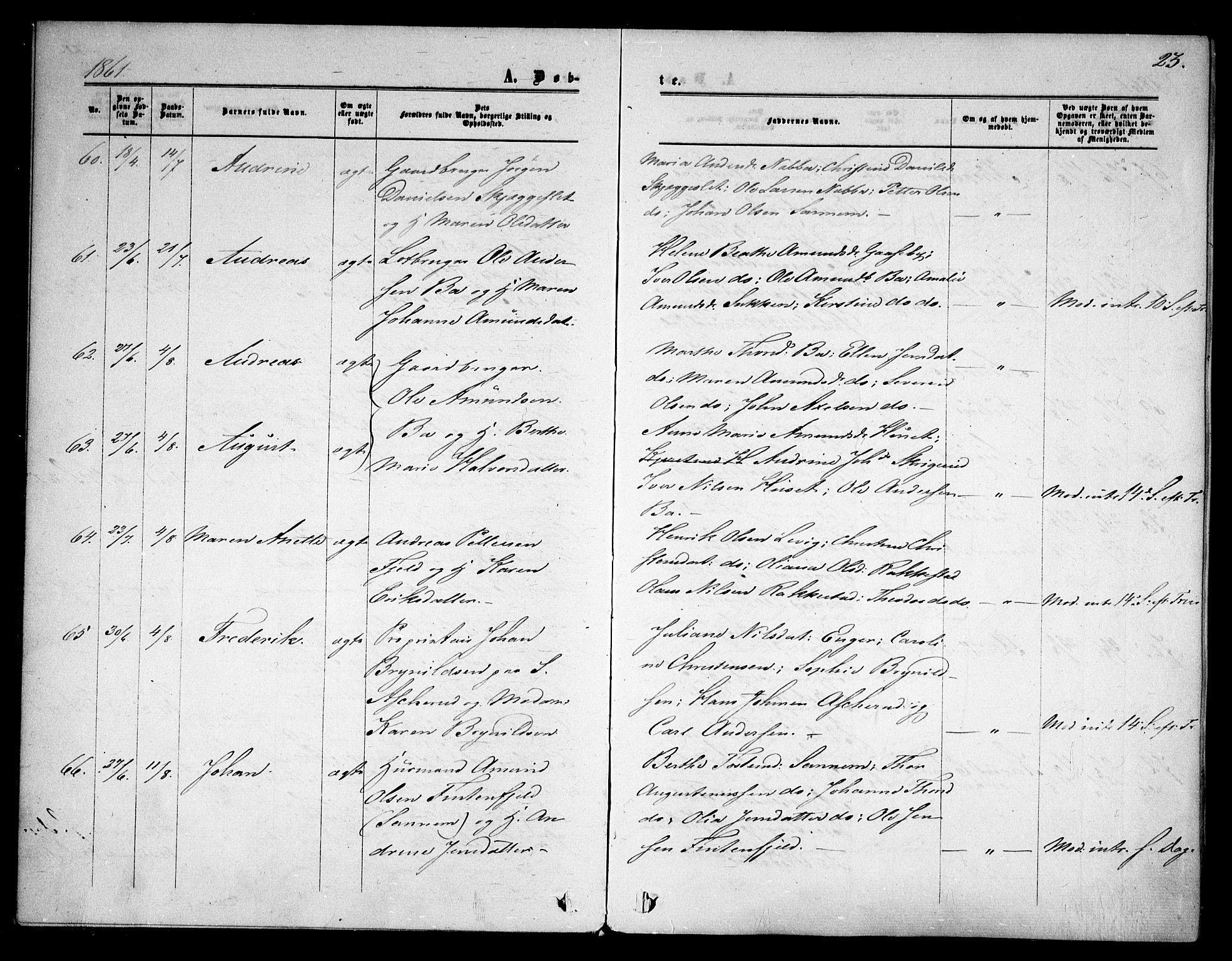 Rødenes prestekontor Kirkebøker, AV/SAO-A-2005/F/Fa/L0007: Parish register (official) no. I 7, 1860-1869, p. 23