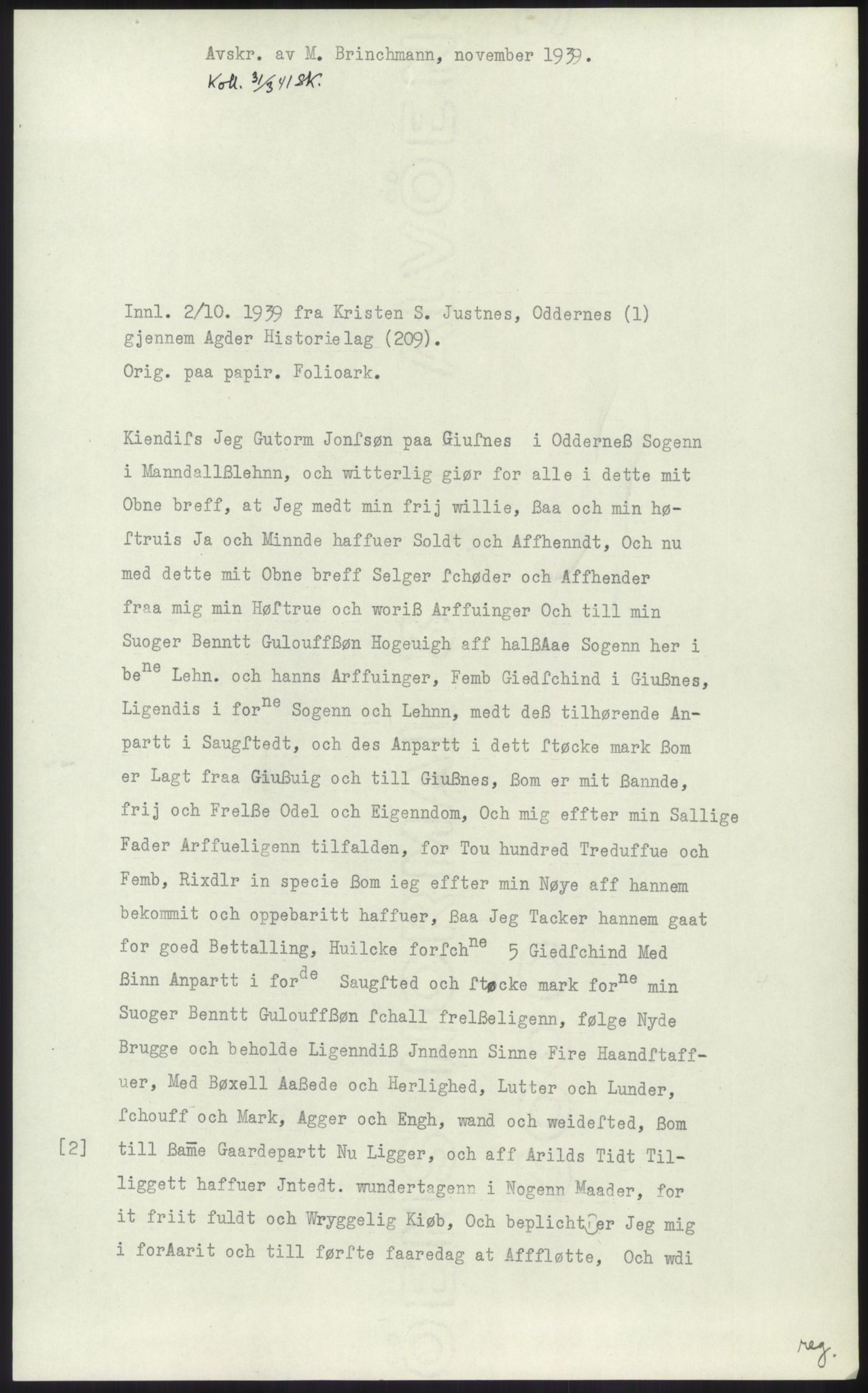 Samlinger til kildeutgivelse, Diplomavskriftsamlingen, RA/EA-4053/H/Ha, p. 1744