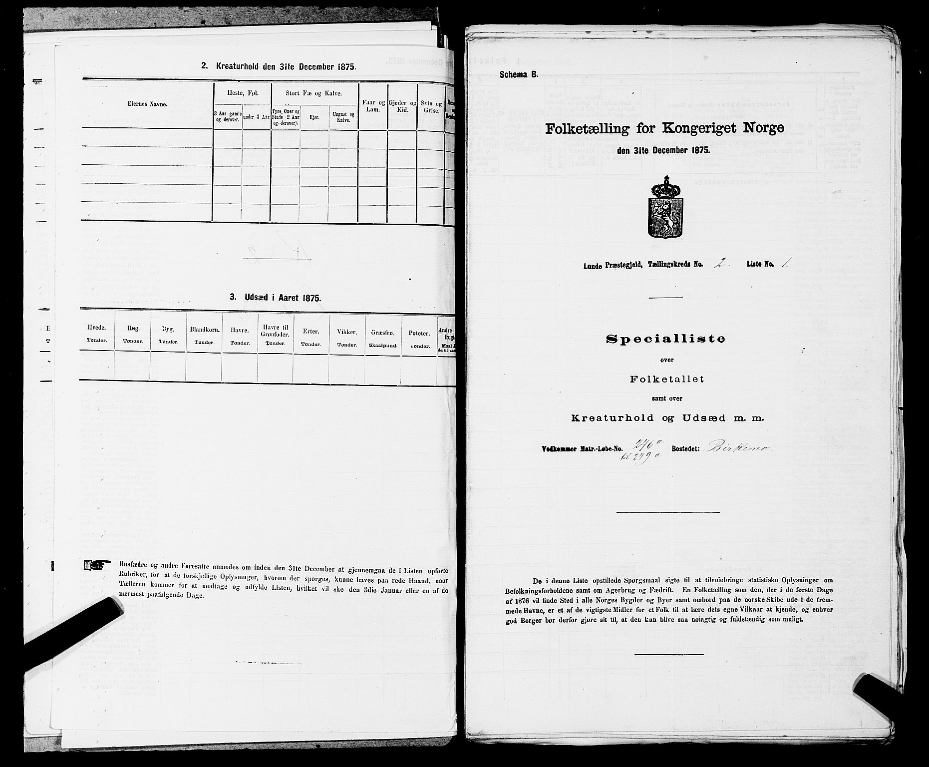 SAST, 1875 census for 1112P Lund, 1875, p. 661