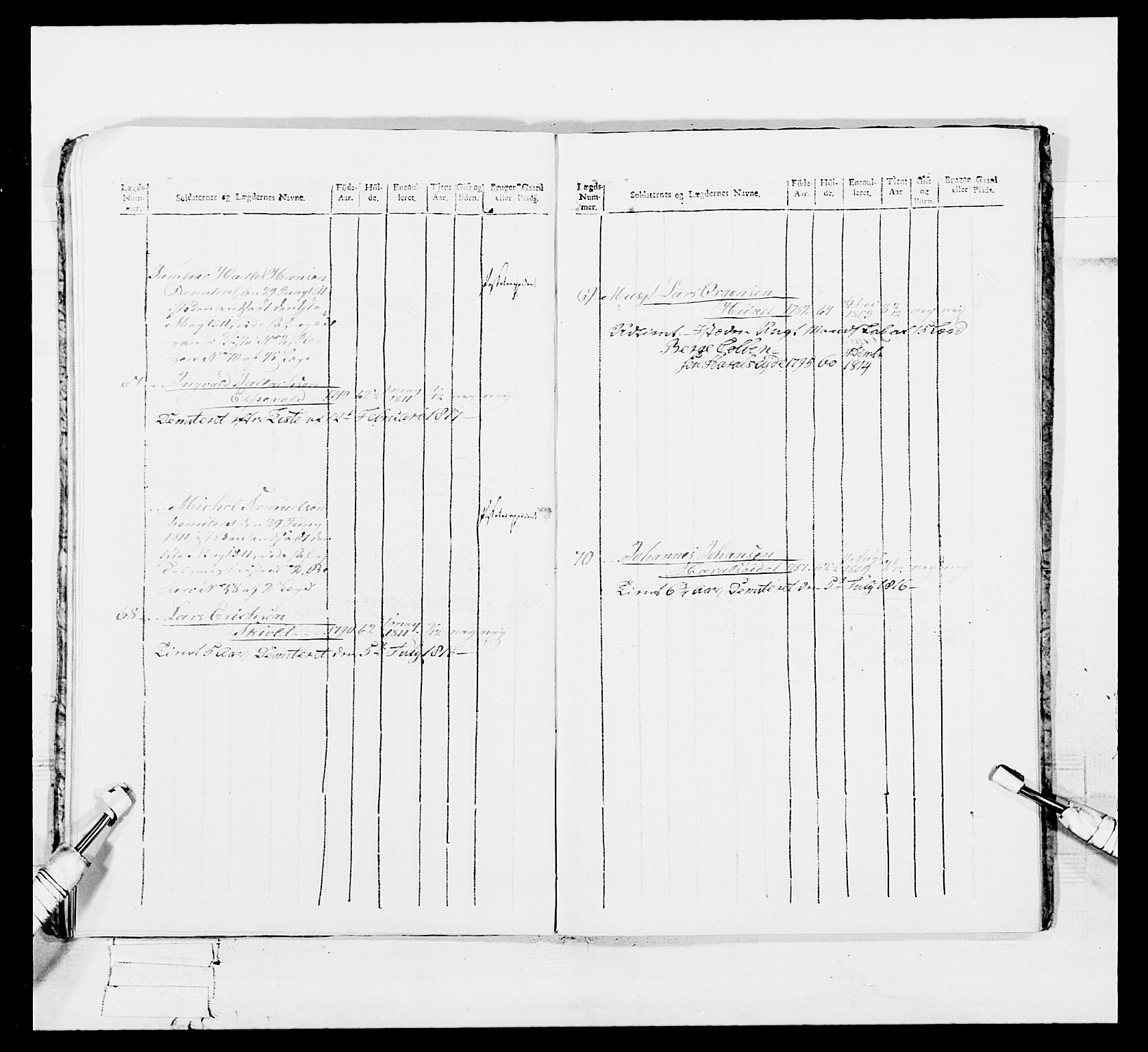 Generalitets- og kommissariatskollegiet, Det kongelige norske kommissariatskollegium, AV/RA-EA-5420/E/Eh/L0113: Vesterlenske nasjonale infanteriregiment, 1812, p. 559