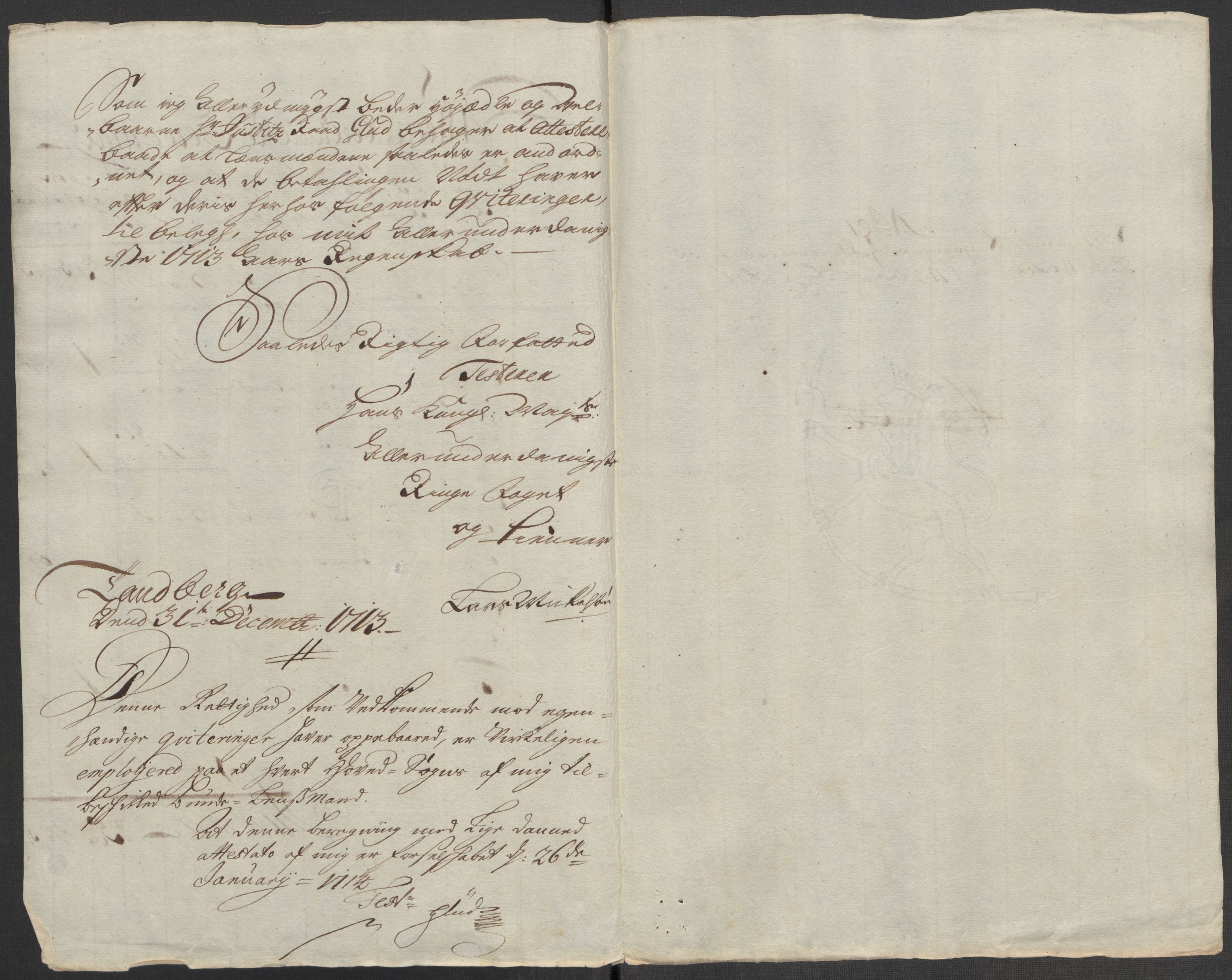 Rentekammeret inntil 1814, Reviderte regnskaper, Fogderegnskap, RA/EA-4092/R23/L1471: Fogderegnskap Ringerike og Hallingdal, 1713-1714, p. 254