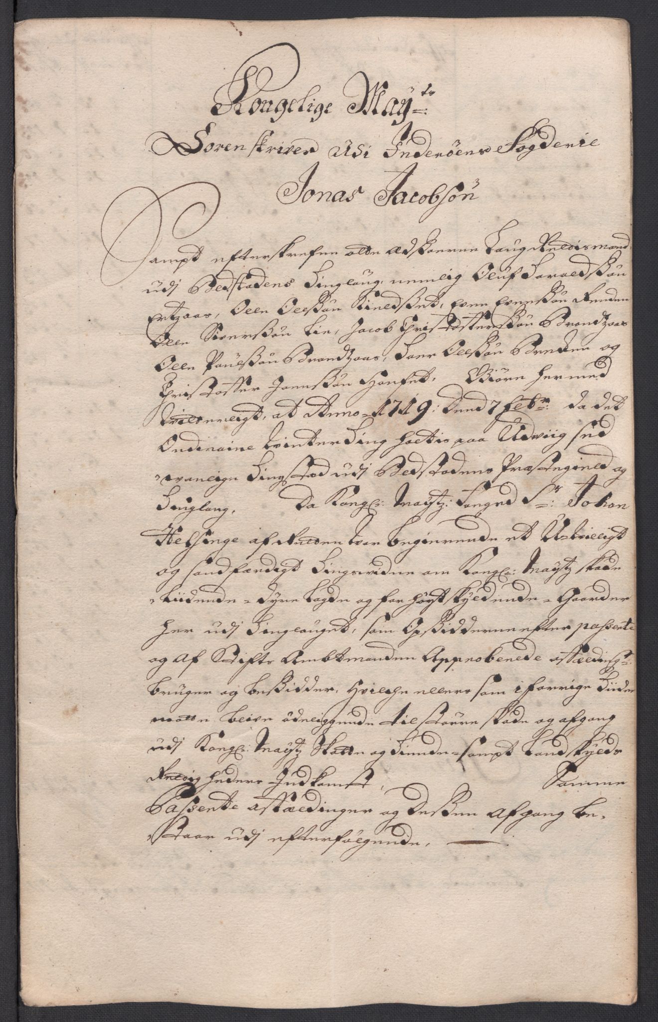 Rentekammeret inntil 1814, Reviderte regnskaper, Fogderegnskap, AV/RA-EA-4092/R63/L4326: Fogderegnskap Inderøy, 1718, p. 264