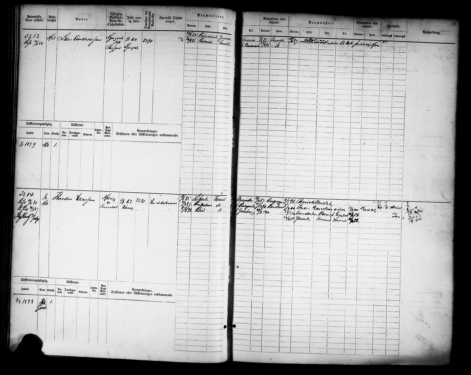 Farsund mønstringskrets, AV/SAK-2031-0017/F/Fb/L0019: Hovedrulle nr 3067-3832, Z-11, 1882-1922, p. 79