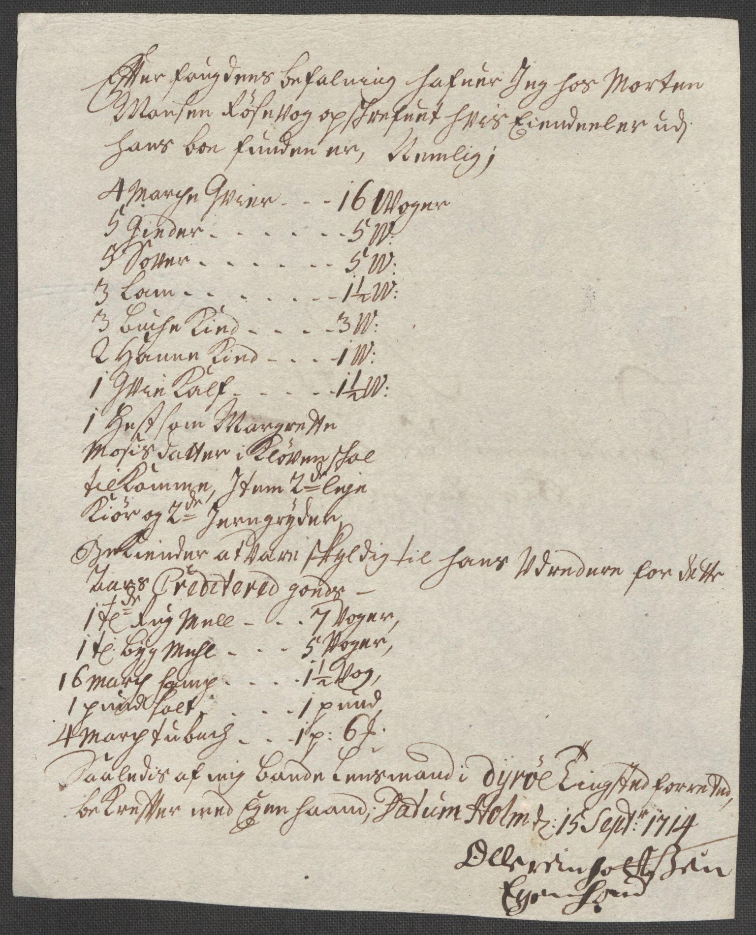 Rentekammeret inntil 1814, Reviderte regnskaper, Fogderegnskap, RA/EA-4092/R68/L4760: Fogderegnskap Senja og Troms, 1714, p. 273