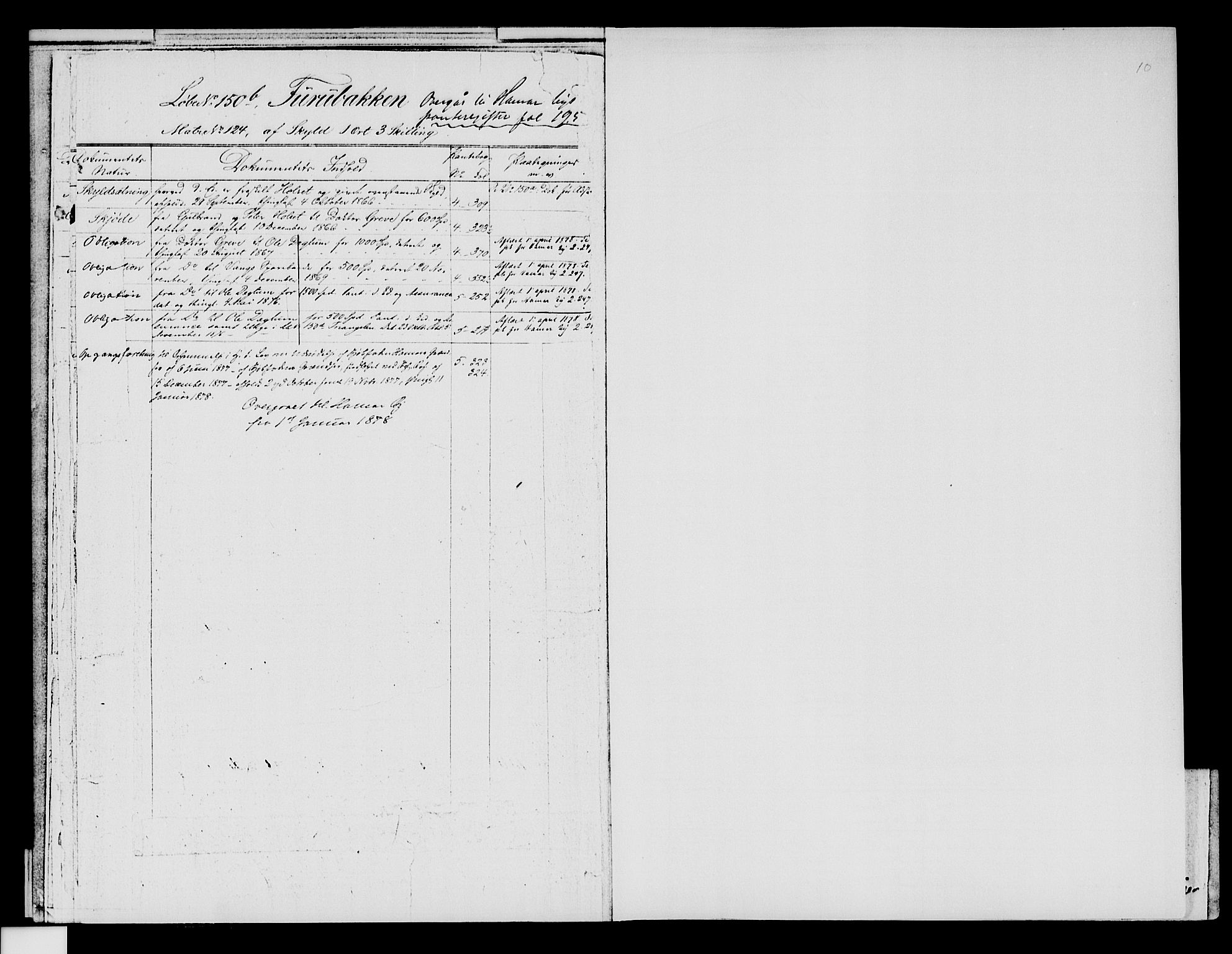 Nord-Hedmark sorenskriveri, SAH/TING-012/H/Ha/Had/Hade/L0001A: Mortgage register no. 4.1a, 1871-1940, p. 10