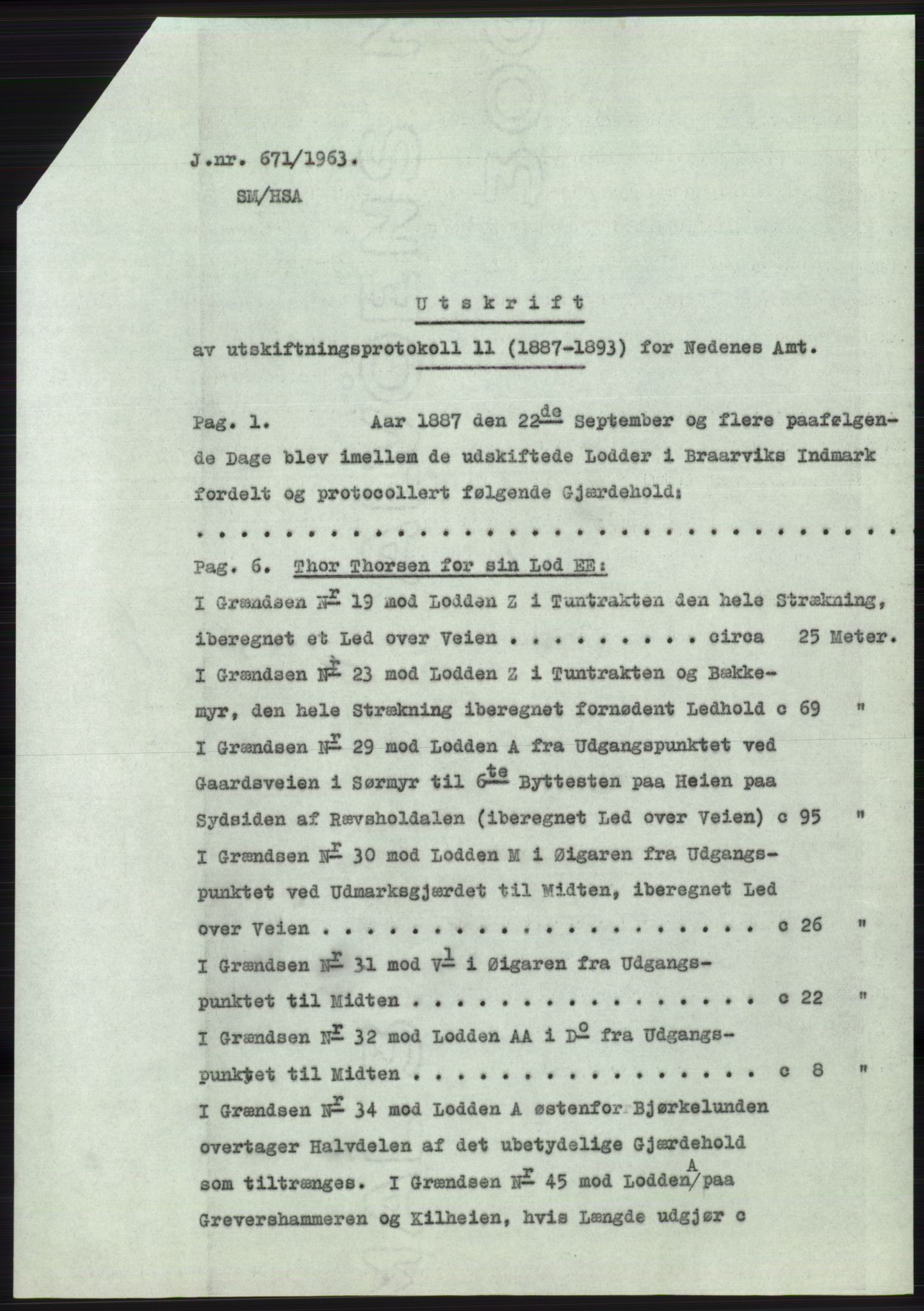 Statsarkivet i Oslo, SAO/A-10621/Z/Zd/L0017: Avskrifter, j.nr 9-1250/1963, 1963, p. 240