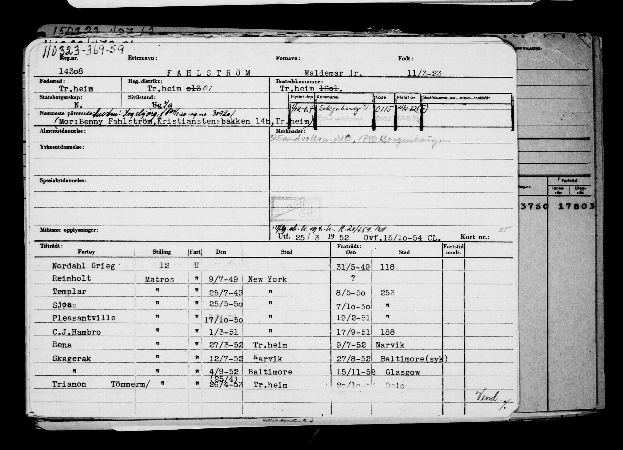 Direktoratet for sjømenn, AV/RA-S-3545/G/Gb/L0216: Hovedkort, 1923, p. 316