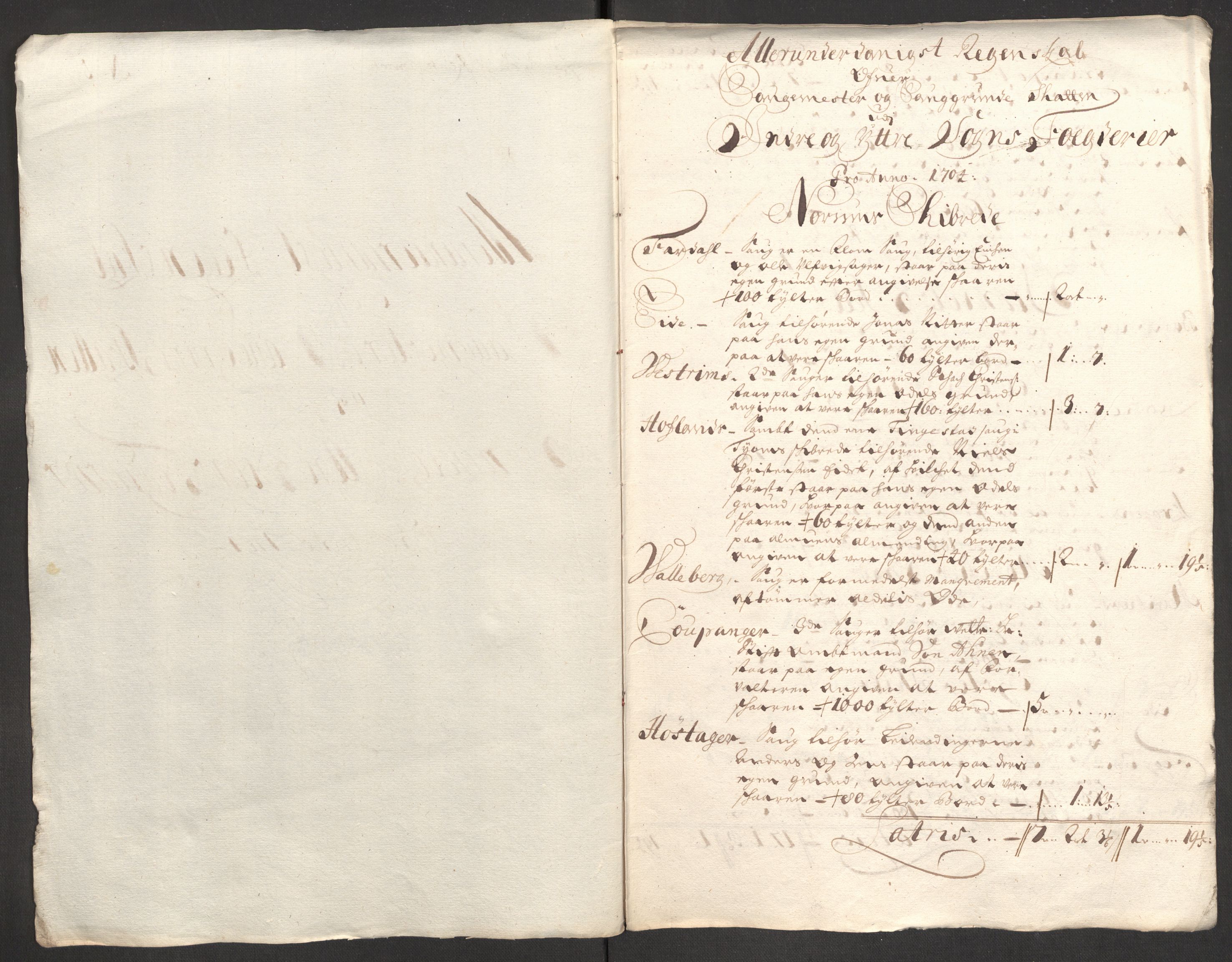 Rentekammeret inntil 1814, Reviderte regnskaper, Fogderegnskap, AV/RA-EA-4092/R52/L3313: Fogderegnskap Sogn, 1703-1704, p. 388