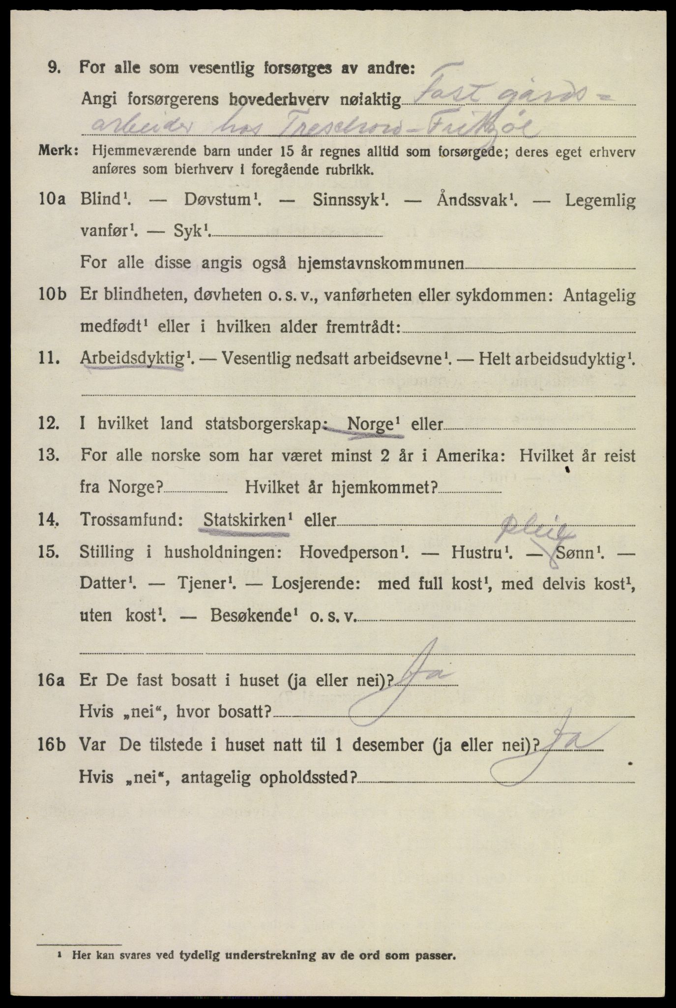 SAKO, 1920 census for Brunlanes, 1920, p. 5762