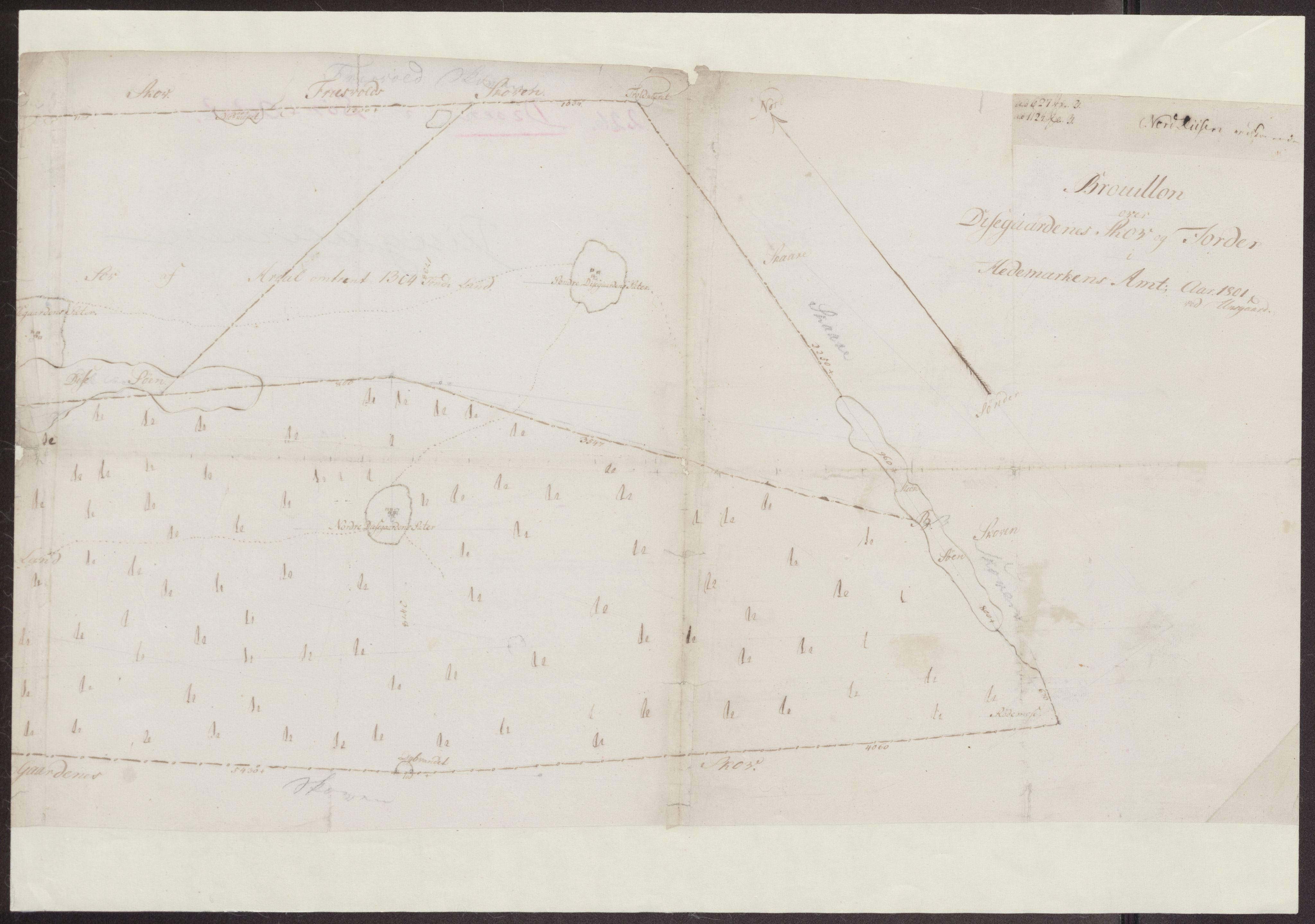 Kartsamlingen - Statsarkivet i Hamar, AV/SAH-KART-001/F/Fa/L0001: Kart, 1629-1992, p. 246