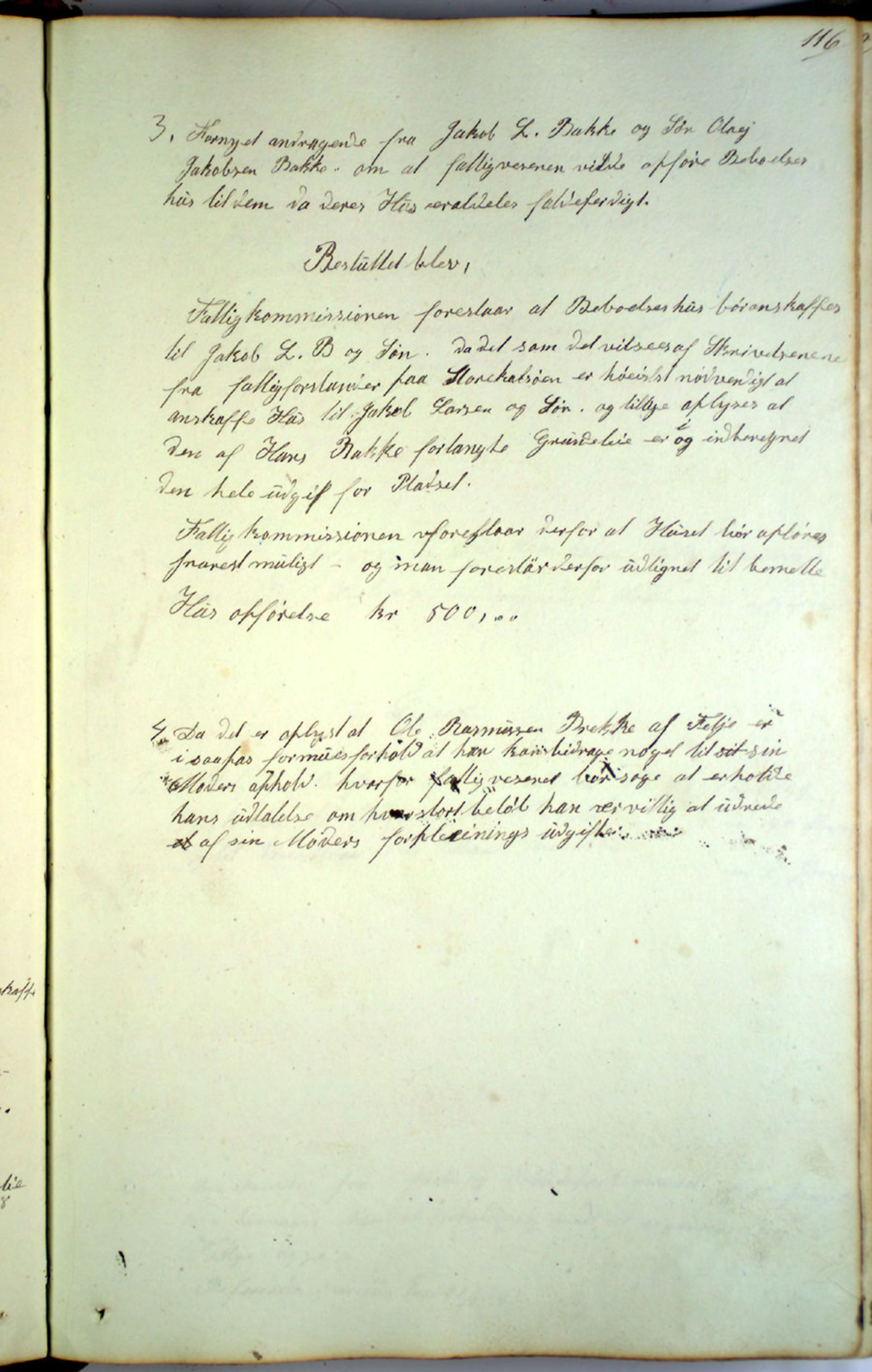 Austevoll kommune. Fattigstyret, IKAH/1244-311/A/Aa/L0001: Møtebok for Møgster fattigkommisjon og fattigstyre, 1846-1920, p. 116a