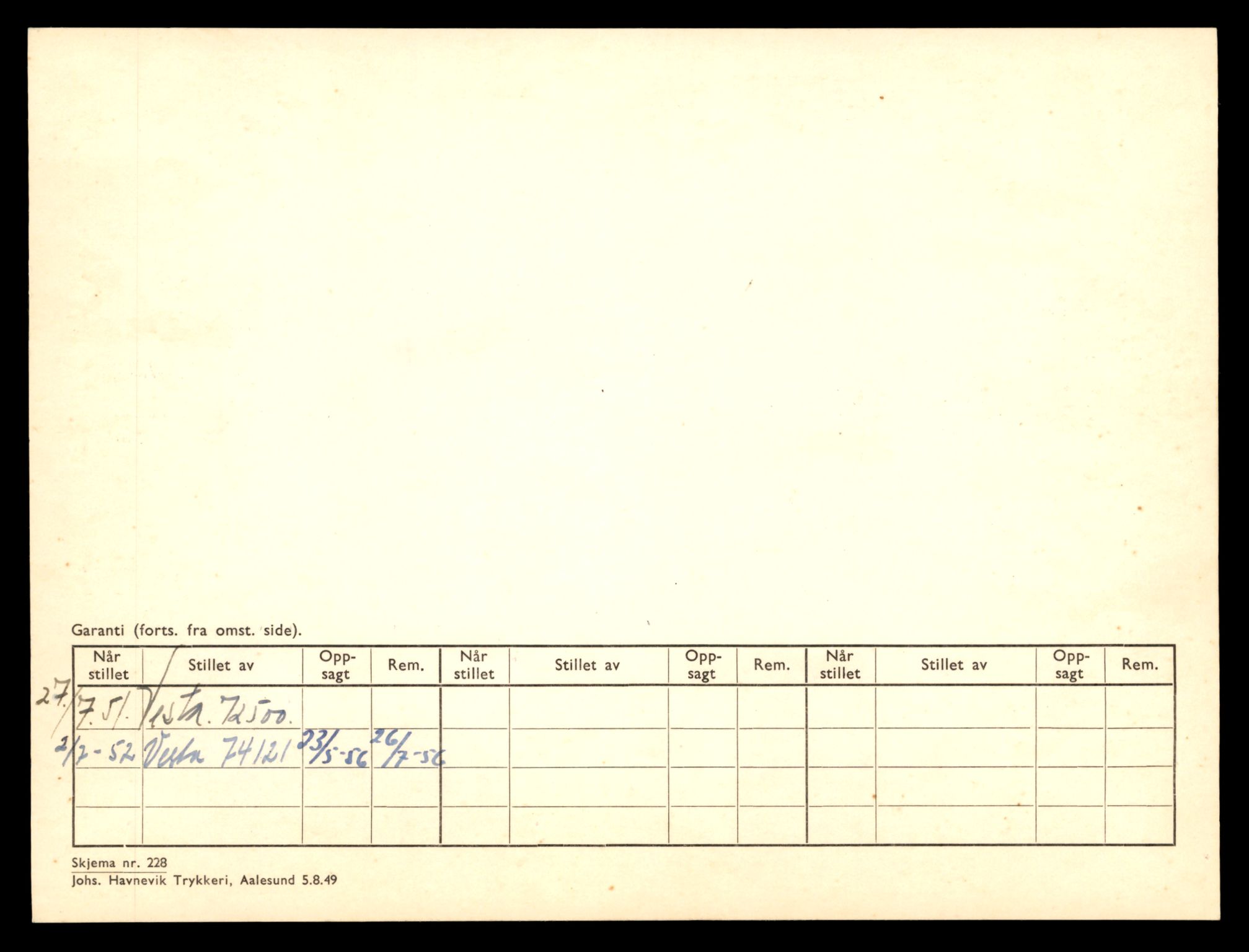 Møre og Romsdal vegkontor - Ålesund trafikkstasjon, AV/SAT-A-4099/F/Fe/L0012: Registreringskort for kjøretøy T 1290 - T 1450, 1927-1998, p. 3345