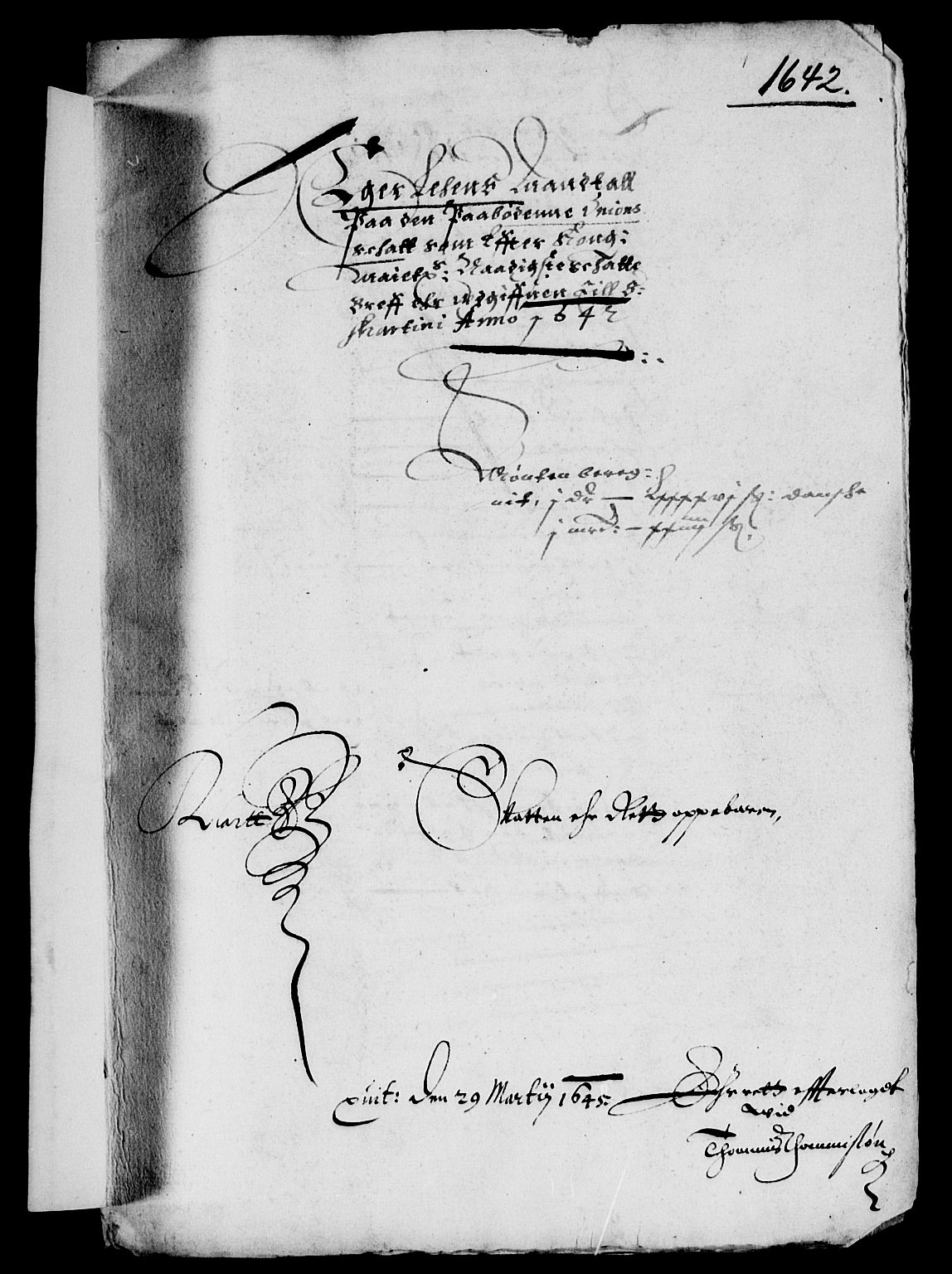 Rentekammeret inntil 1814, Reviderte regnskaper, Lensregnskaper, AV/RA-EA-5023/R/Rb/Rbm/L0007: Eiker len, 1640-1643