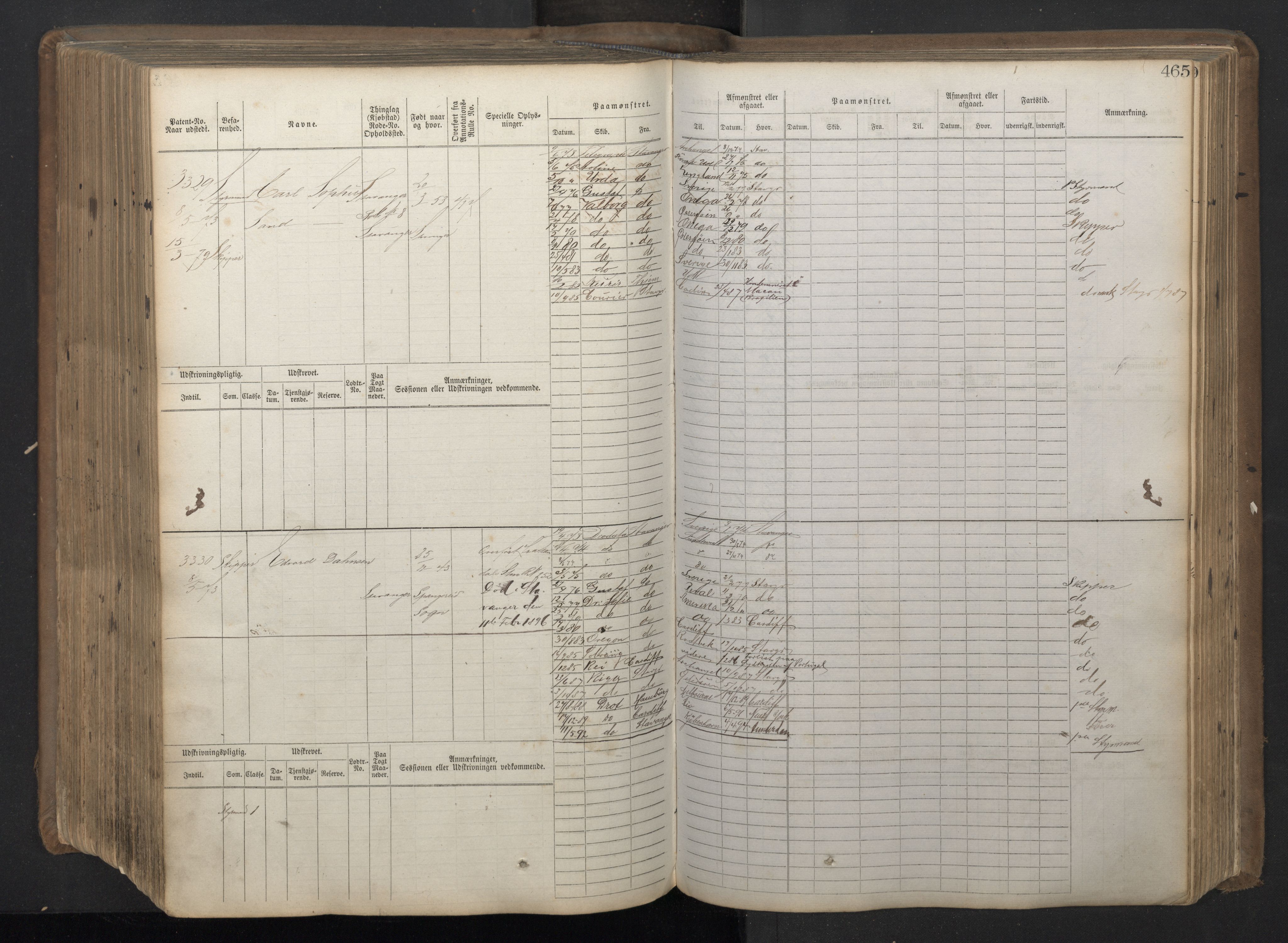 Stavanger sjømannskontor, AV/SAST-A-102006/F/Fb/Fbb/L0018: Sjøfartshovedrulle patnentnr. 2402-3602 (dublett), 1869, p. 469