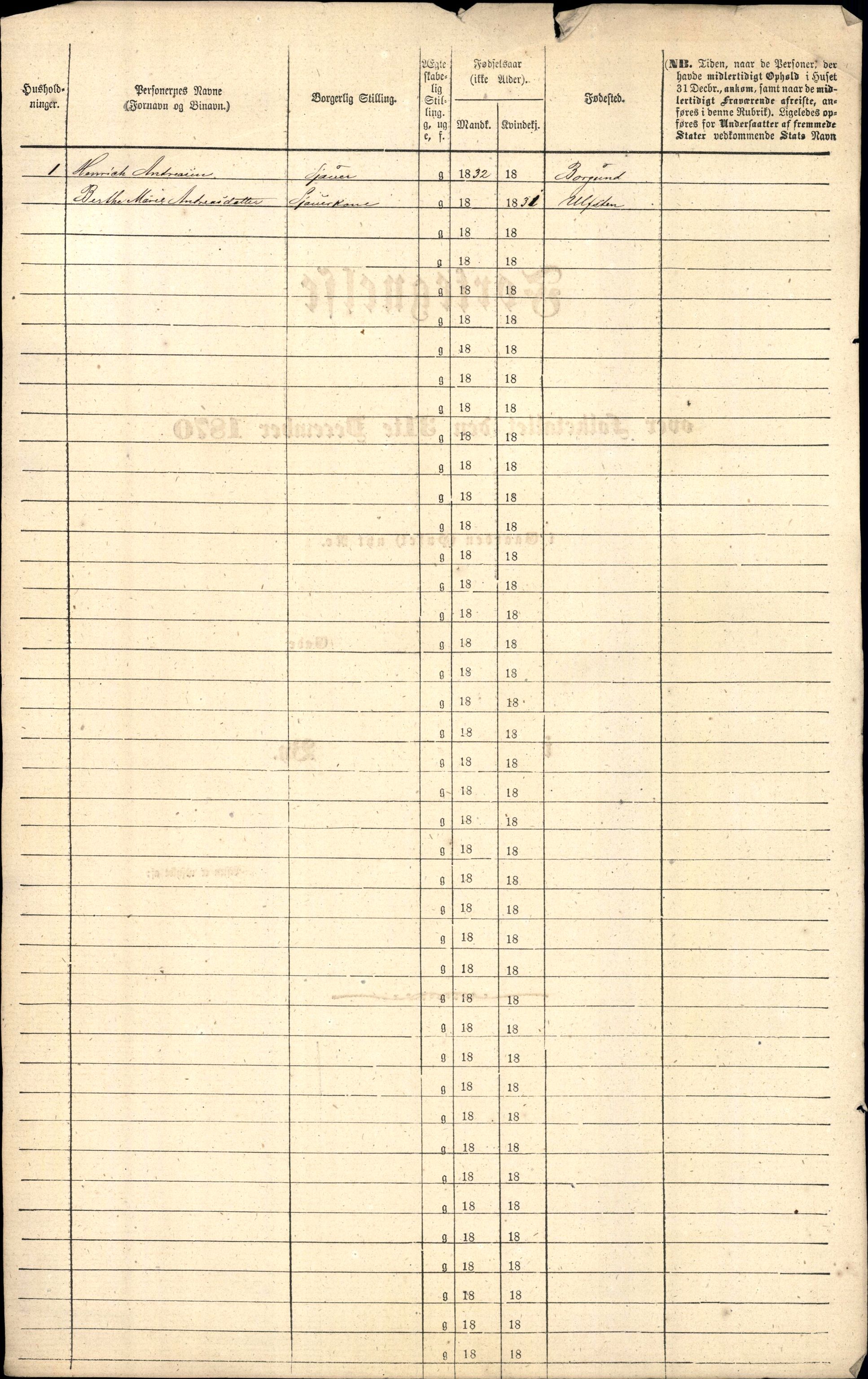 RA, 1870 census for 1501 Ålesund, 1870, p. 11