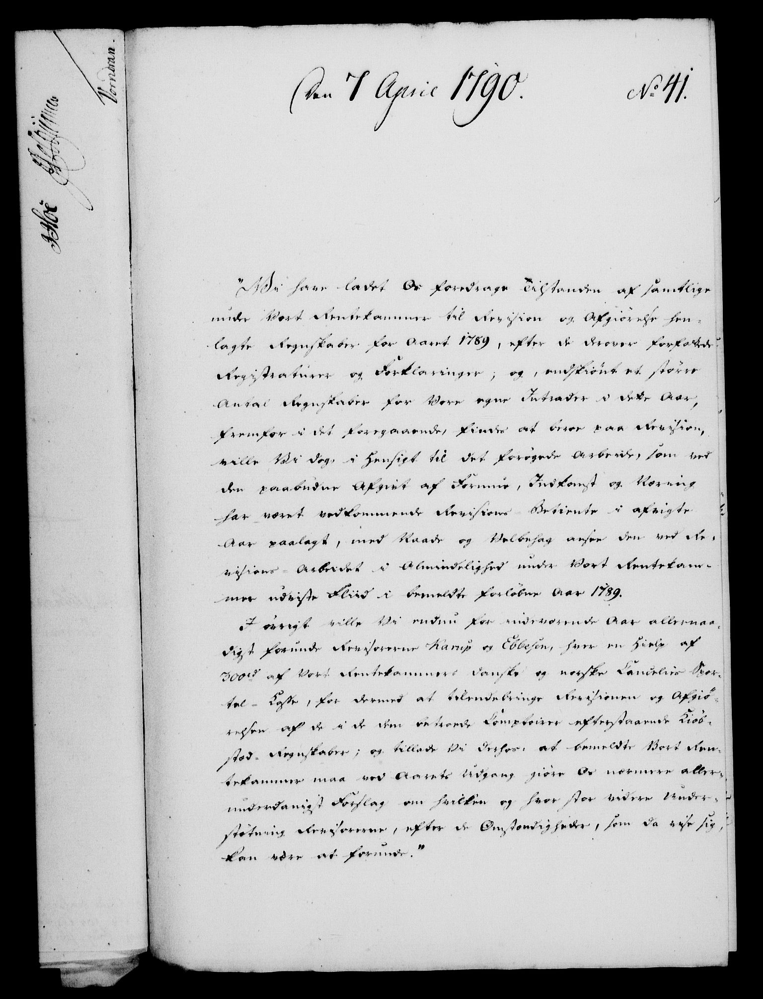 Rentekammeret, Kammerkanselliet, RA/EA-3111/G/Gf/Gfa/L0072: Norsk relasjons- og resolusjonsprotokoll (merket RK 52.72), 1790, p. 202