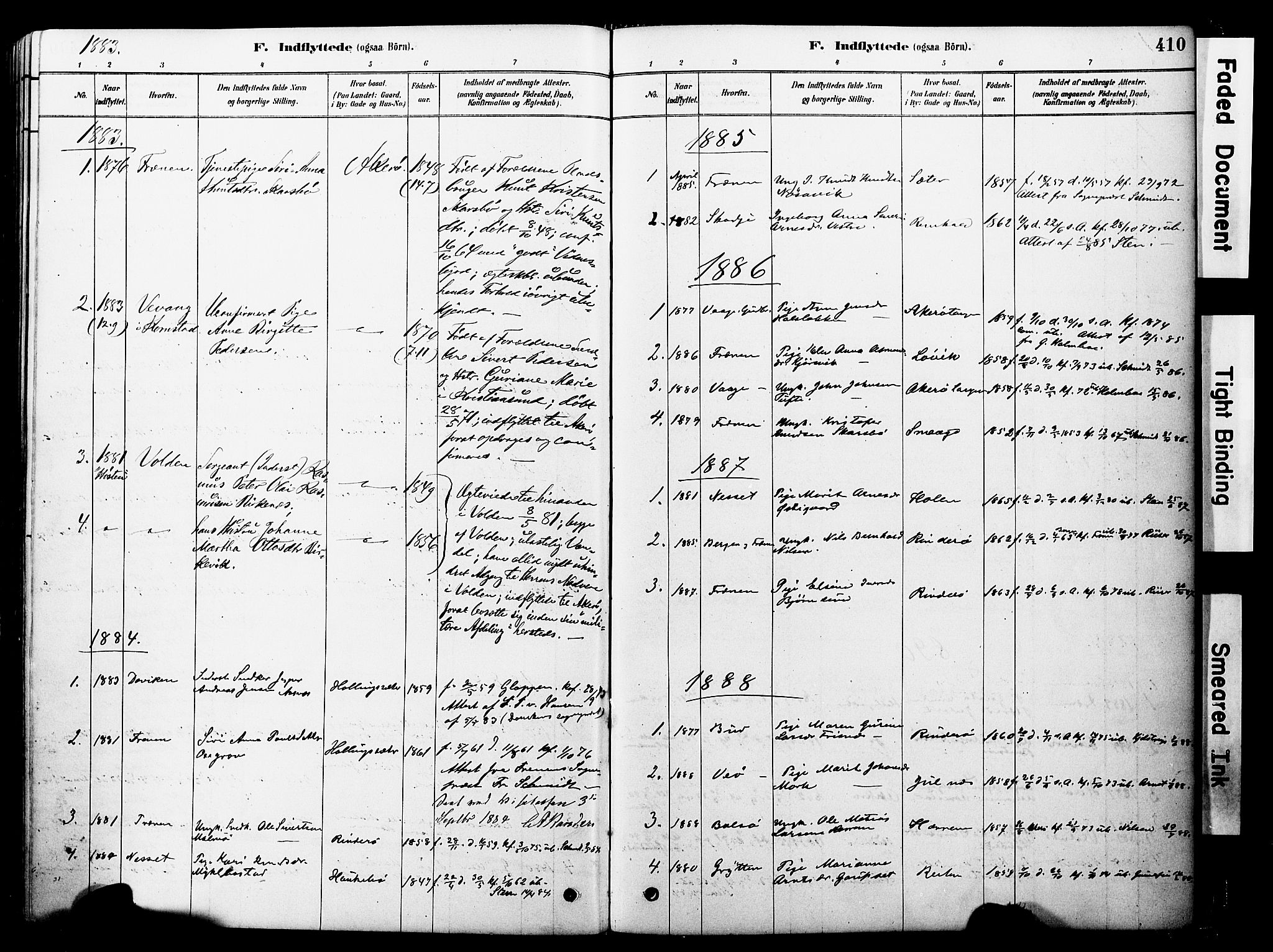 Ministerialprotokoller, klokkerbøker og fødselsregistre - Møre og Romsdal, SAT/A-1454/560/L0721: Parish register (official) no. 560A05, 1878-1917, p. 410
