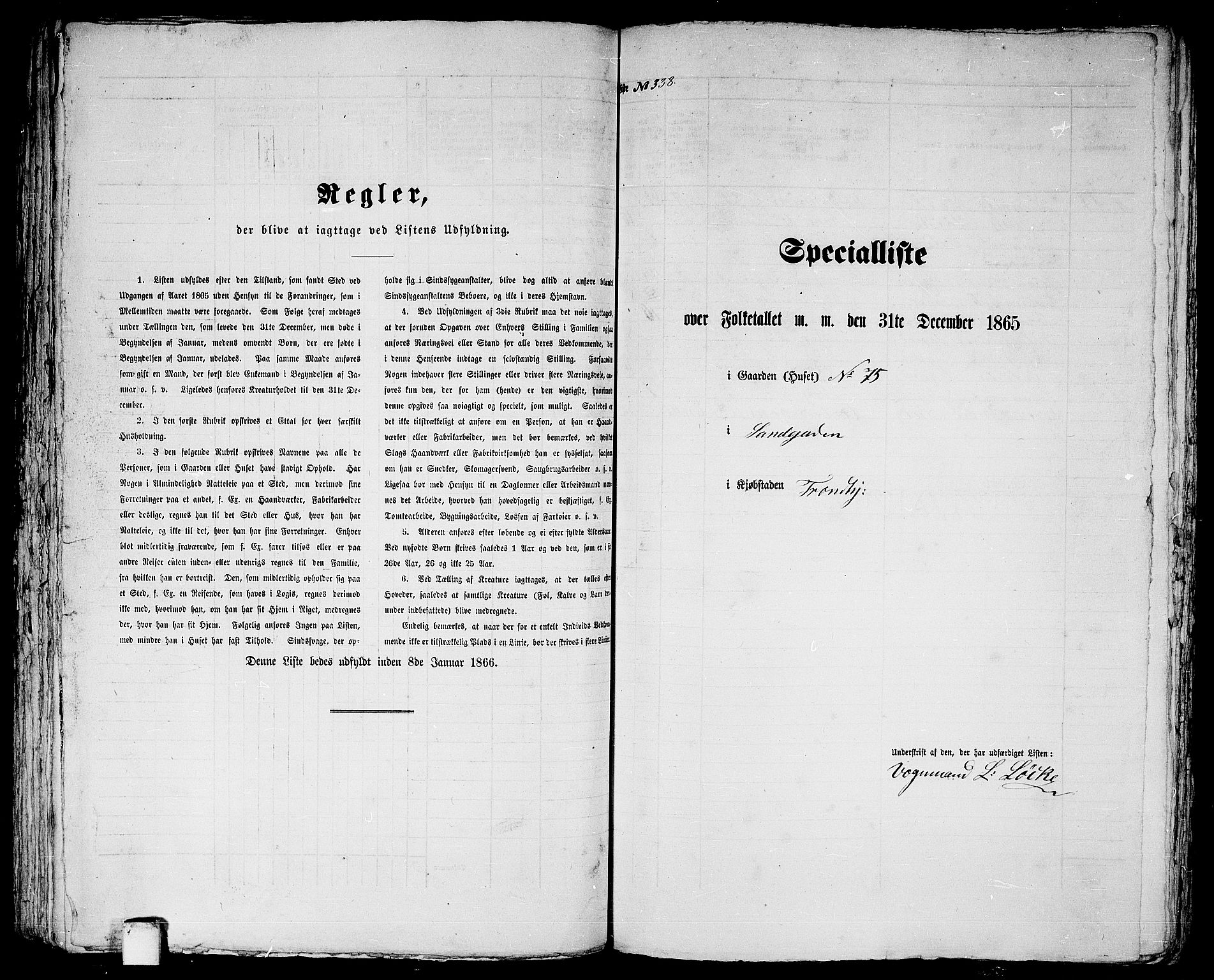 RA, 1865 census for Trondheim, 1865, p. 715