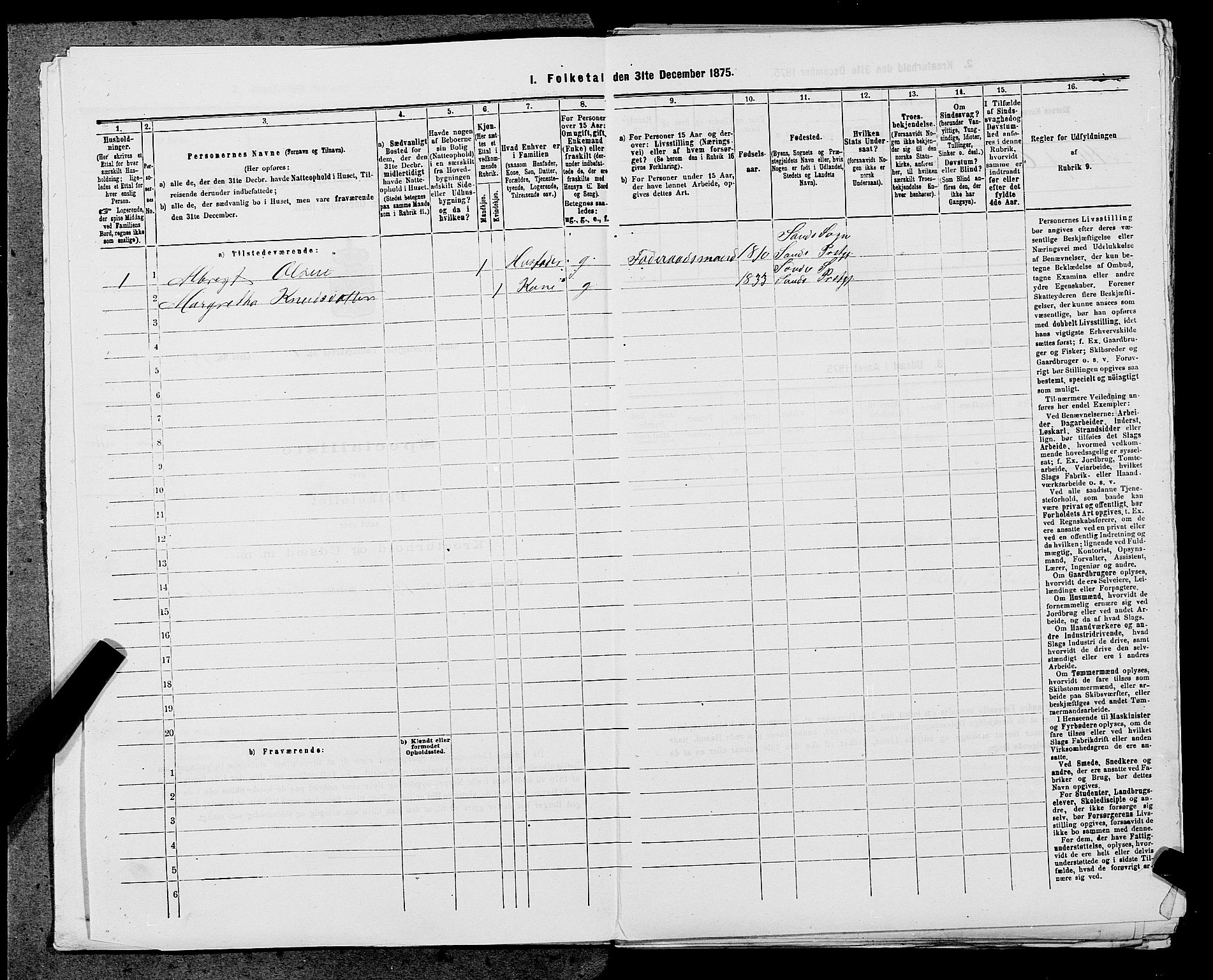 SAST, 1875 census for 1136P Sand, 1875, p. 65