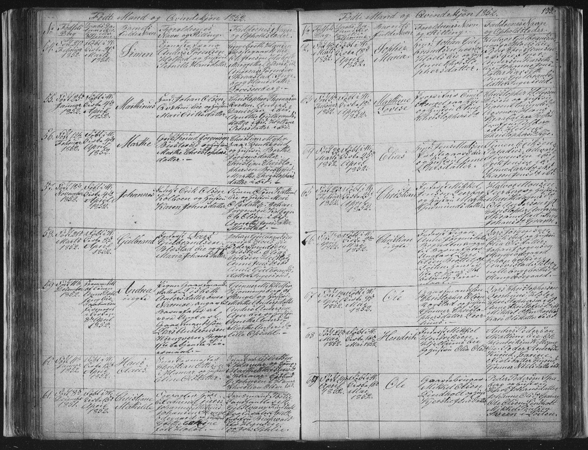 Vang prestekontor, Hedmark, AV/SAH-PREST-008/H/Ha/Hab/L0008: Parish register (copy) no. 8, 1832-1854, p. 133