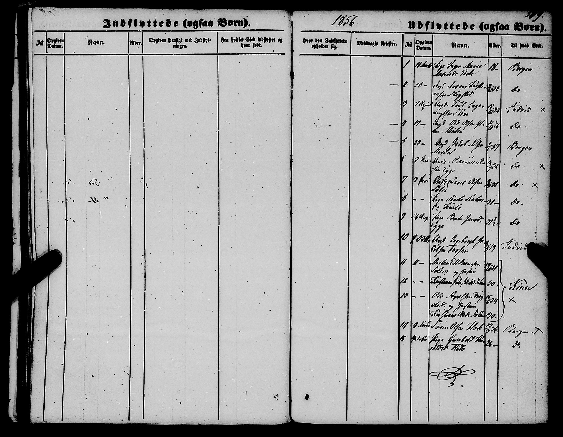 Gloppen sokneprestembete, SAB/A-80101/H/Haa/Haaa/L0009: Parish register (official) no. A 9, 1855-1870, p. 309