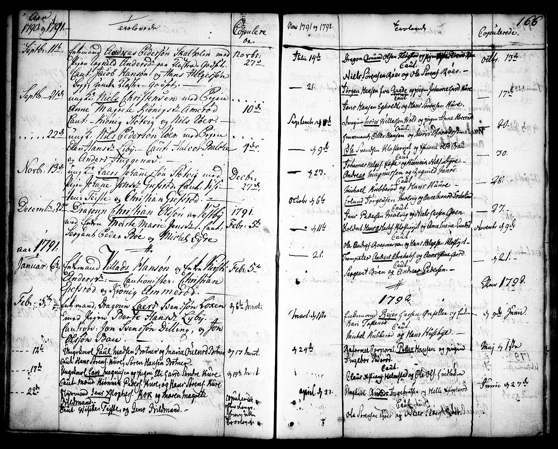 Rygge prestekontor Kirkebøker, SAO/A-10084b/F/Fa/L0002: Parish register (official) no. 2, 1771-1814, p. 166