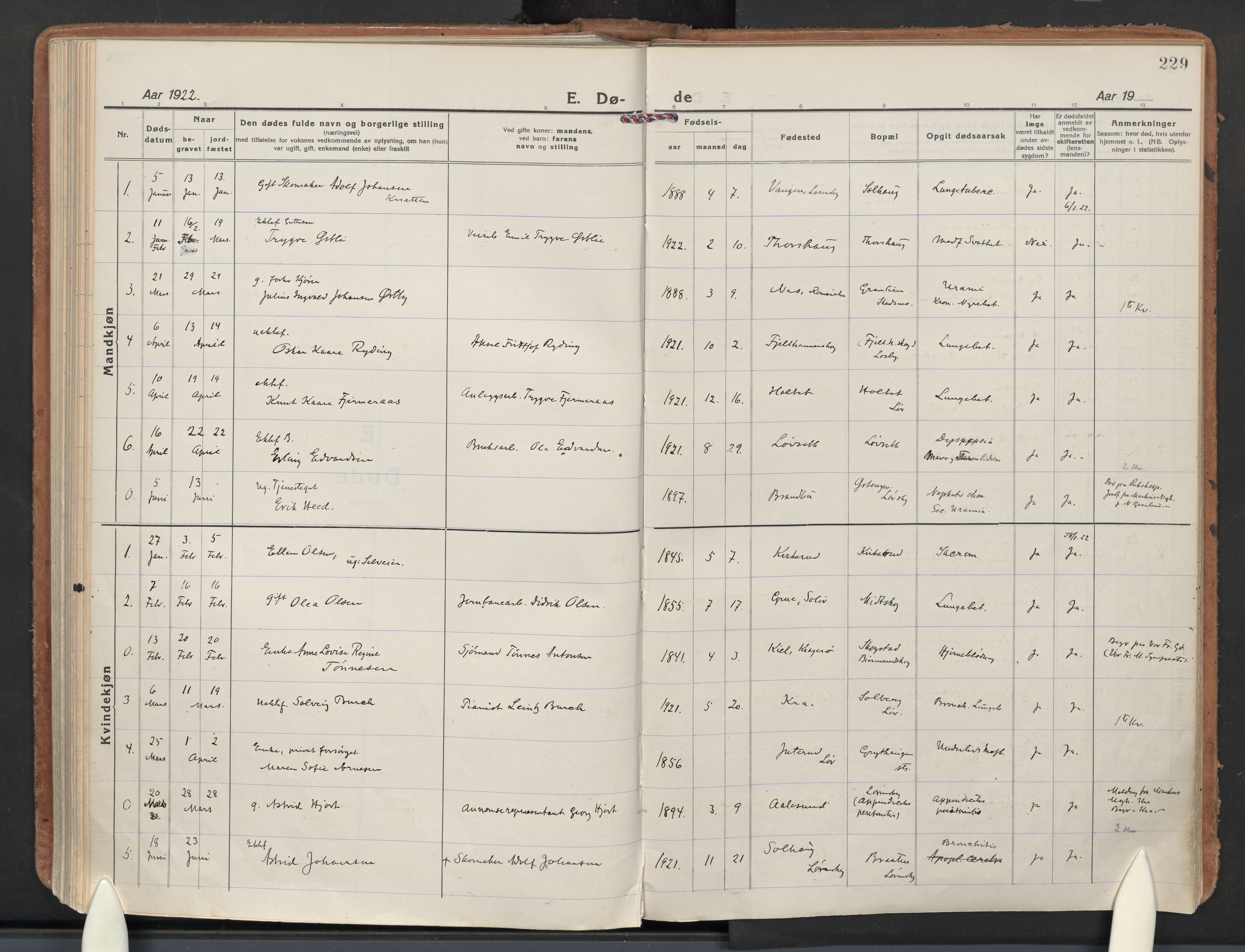 Skedsmo prestekontor Kirkebøker, AV/SAO-A-10033a/F/Fb/L0003: Parish register (official) no. II 3, 1921-1936, p. 229