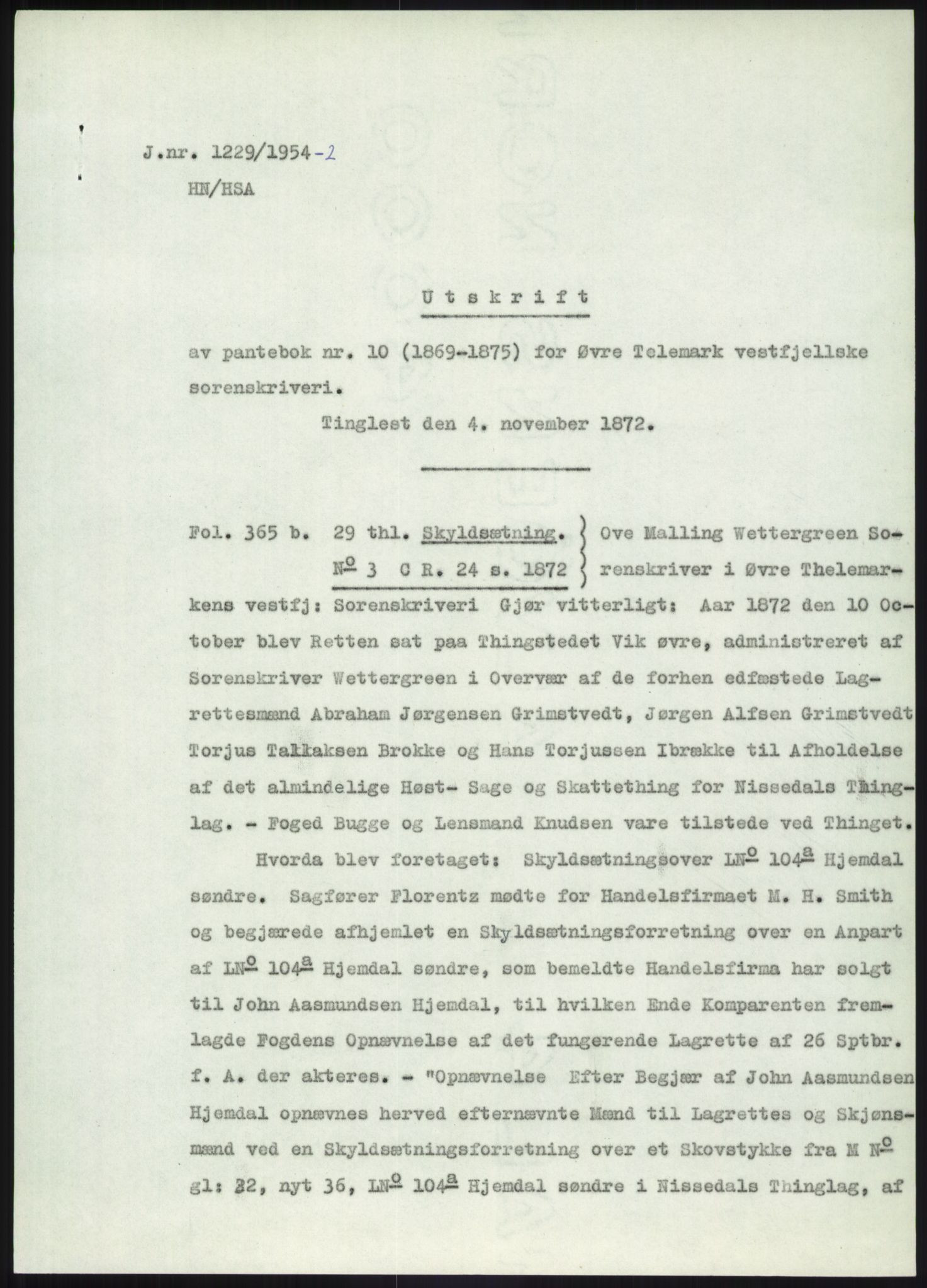 Statsarkivet i Kongsberg, SAKO/A-0001, 1954-1955, p. 239
