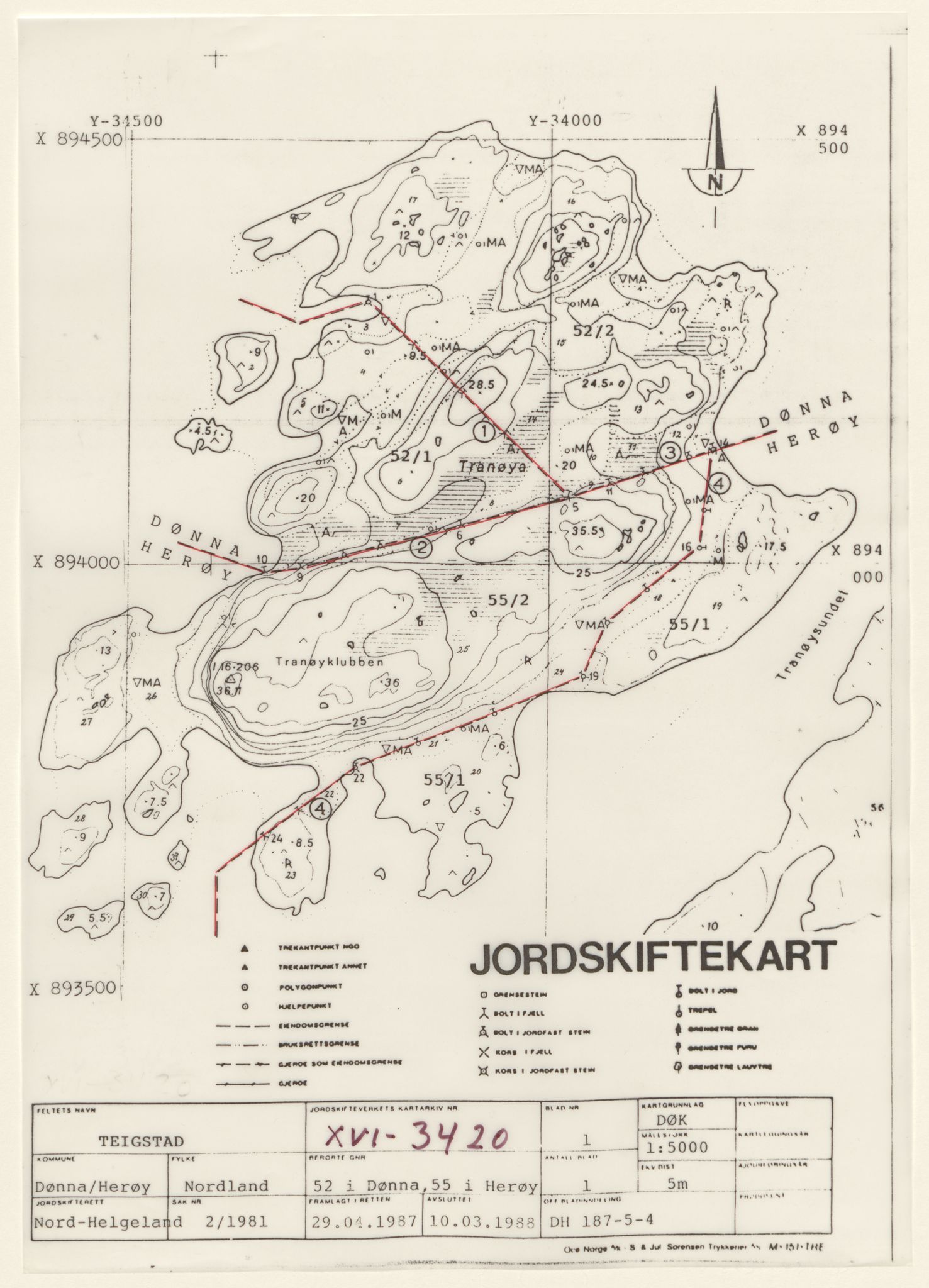 Jordskifteverkets kartarkiv, RA/S-3929/T, 1859-1988, p. 4451
