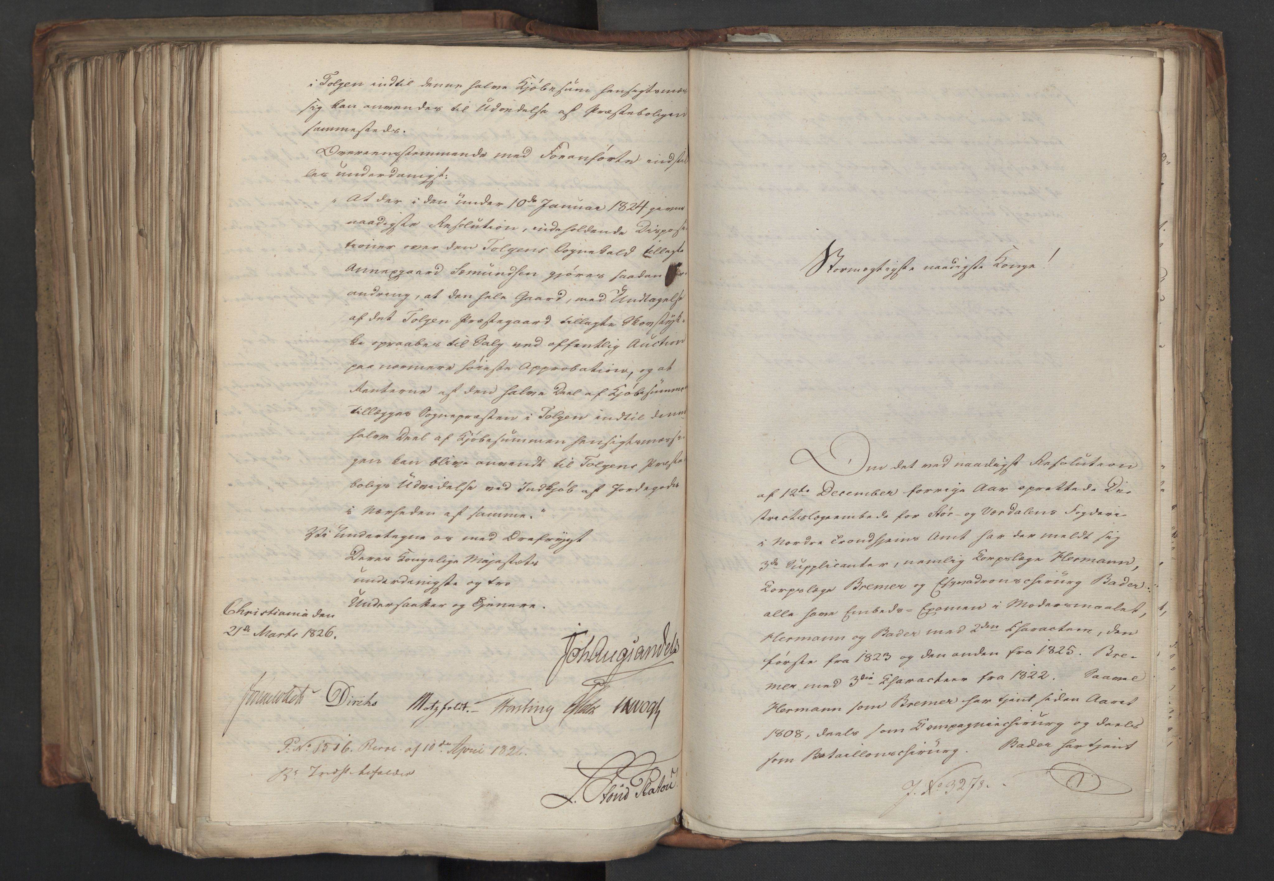 Statsrådsavdelingen i Stockholm, AV/RA-S-1003/D/Da/L0045: Regjeringsinnstillinger nr. 3067-3307, 1826, p. 577