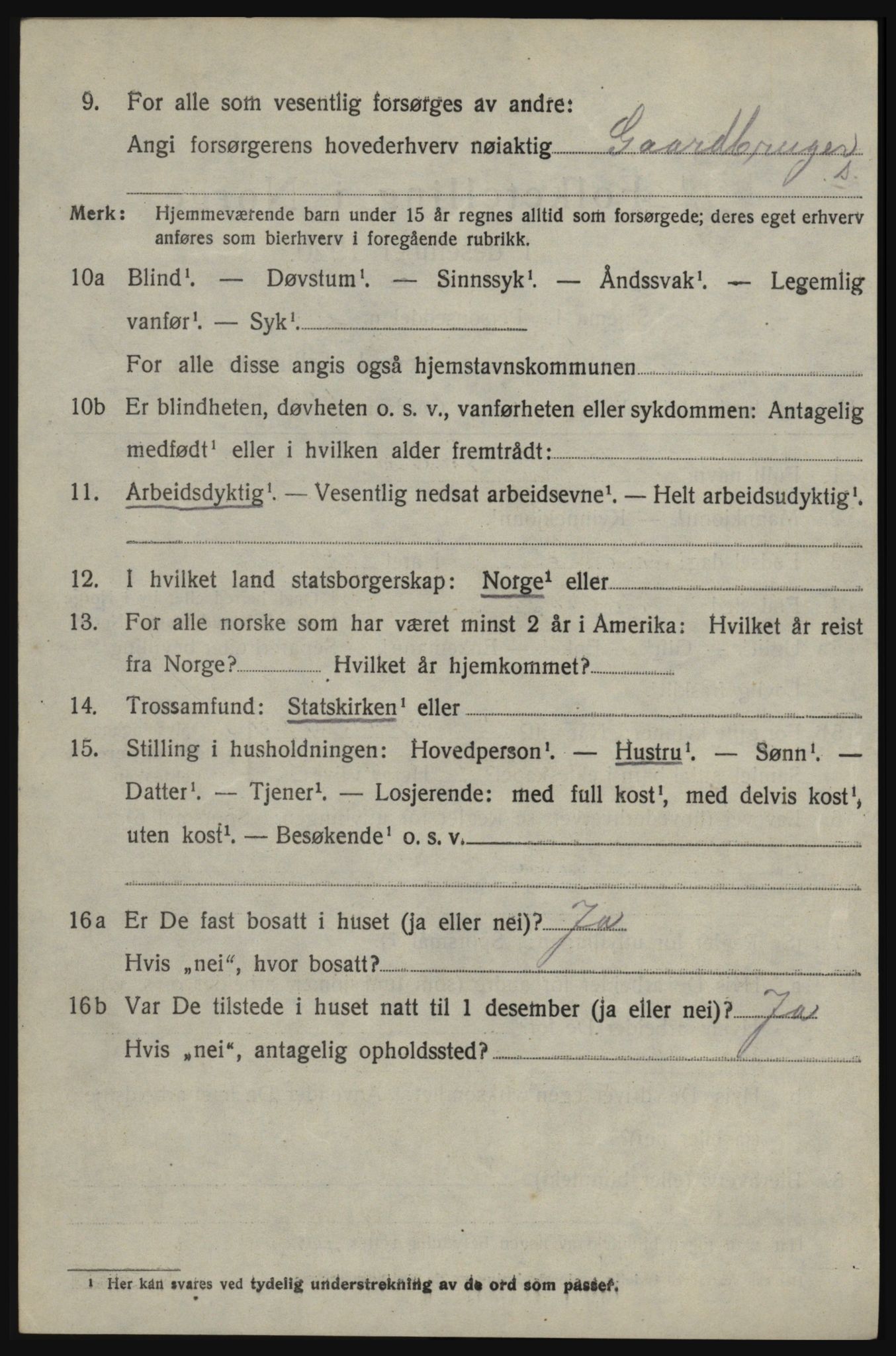 SAO, 1920 census for Øymark, 1920, p. 2500