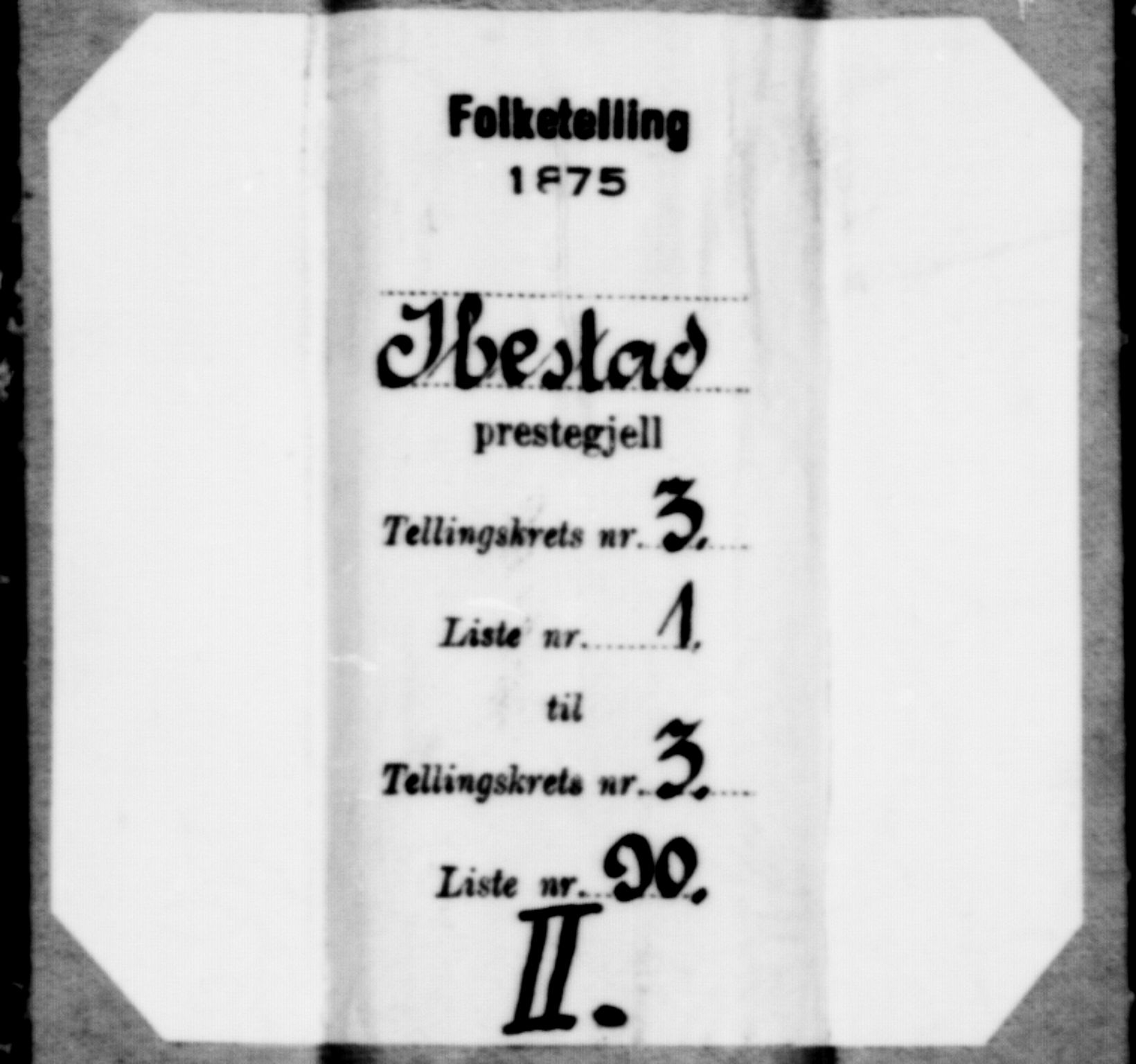 SATØ, 1875 census for 1917P Ibestad, 1875