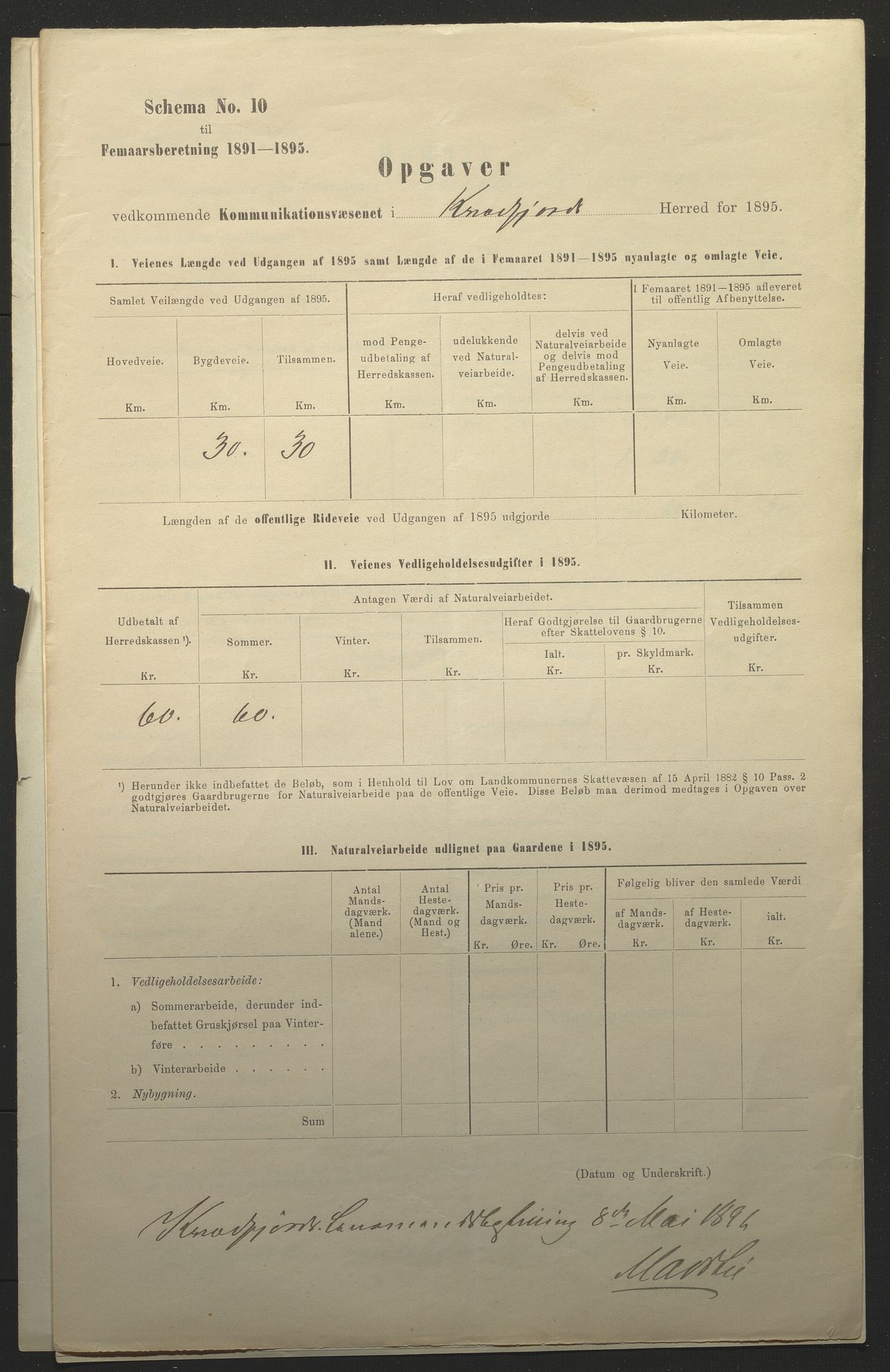 Fylkesmannen i Troms, AV/SATØ-S-0001/A7.25.1/L2072: Femårsberetninger, 1891-1900, p. 298