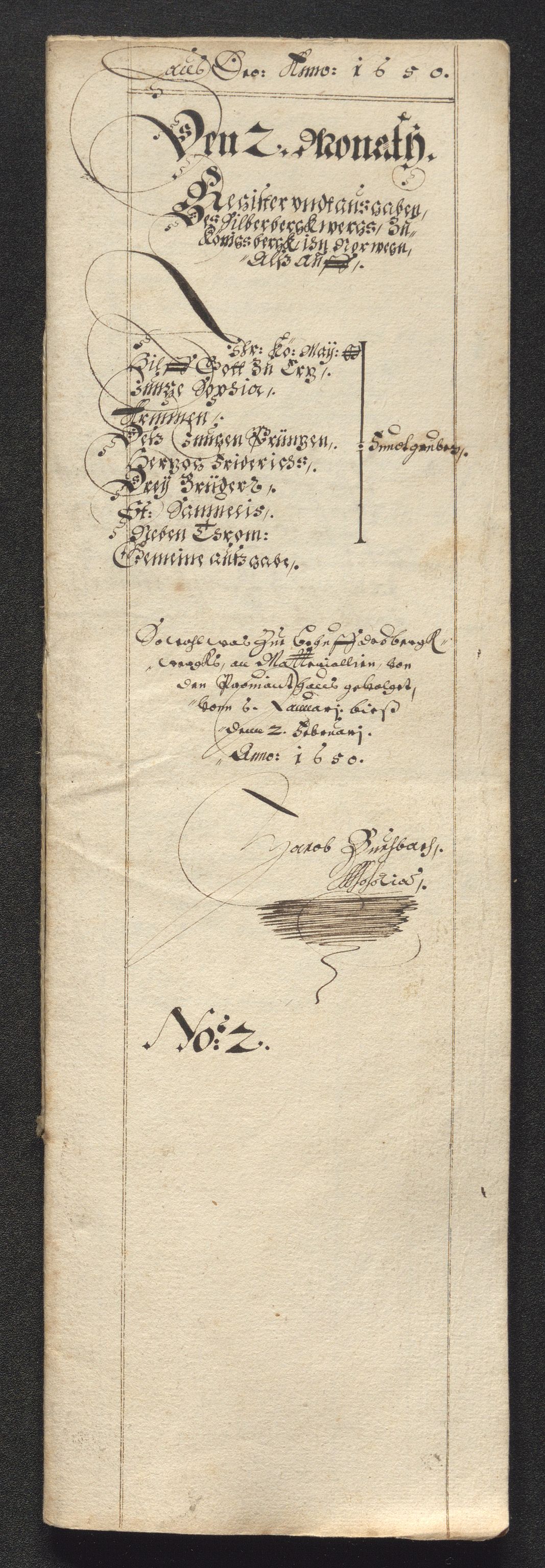 Kongsberg Sølvverk 1623-1816, AV/SAKO-EA-3135/001/D/Dc/Dcd/L0024: Utgiftsregnskap for gruver m.m. , 1650, p. 27