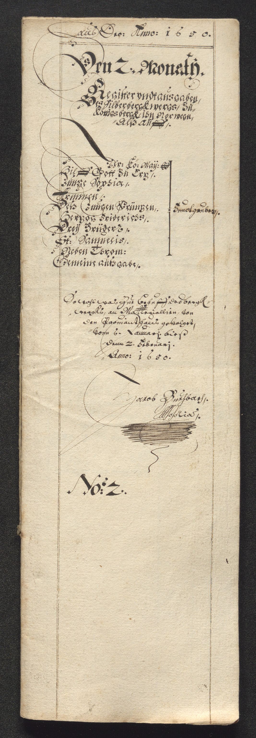 Kongsberg Sølvverk 1623-1816, SAKO/EA-3135/001/D/Dc/Dcd/L0024: Utgiftsregnskap for gruver m.m. , 1650, p. 27