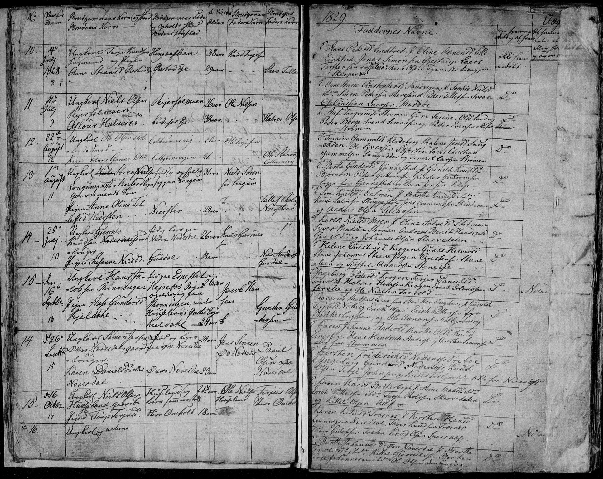 Øyestad sokneprestkontor, AV/SAK-1111-0049/F/Fb/L0004: Parish register (copy) no. B 4, 1828-1833