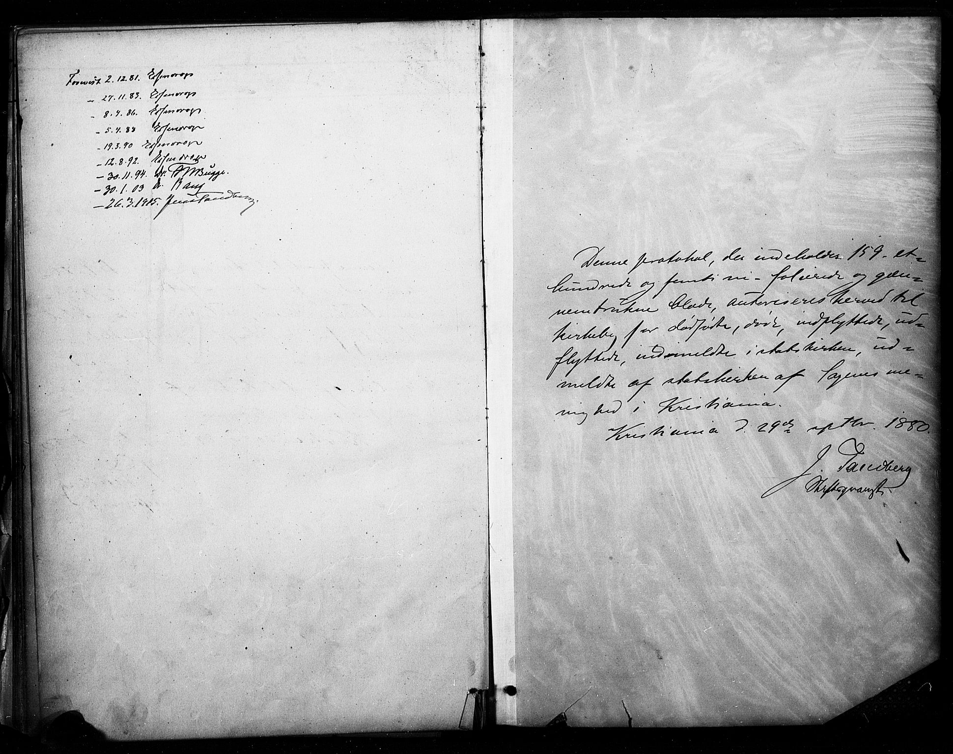 Sagene prestekontor Kirkebøker, SAO/A-10796/F/L0003: Parish register (official) no. 3, 1880-1922