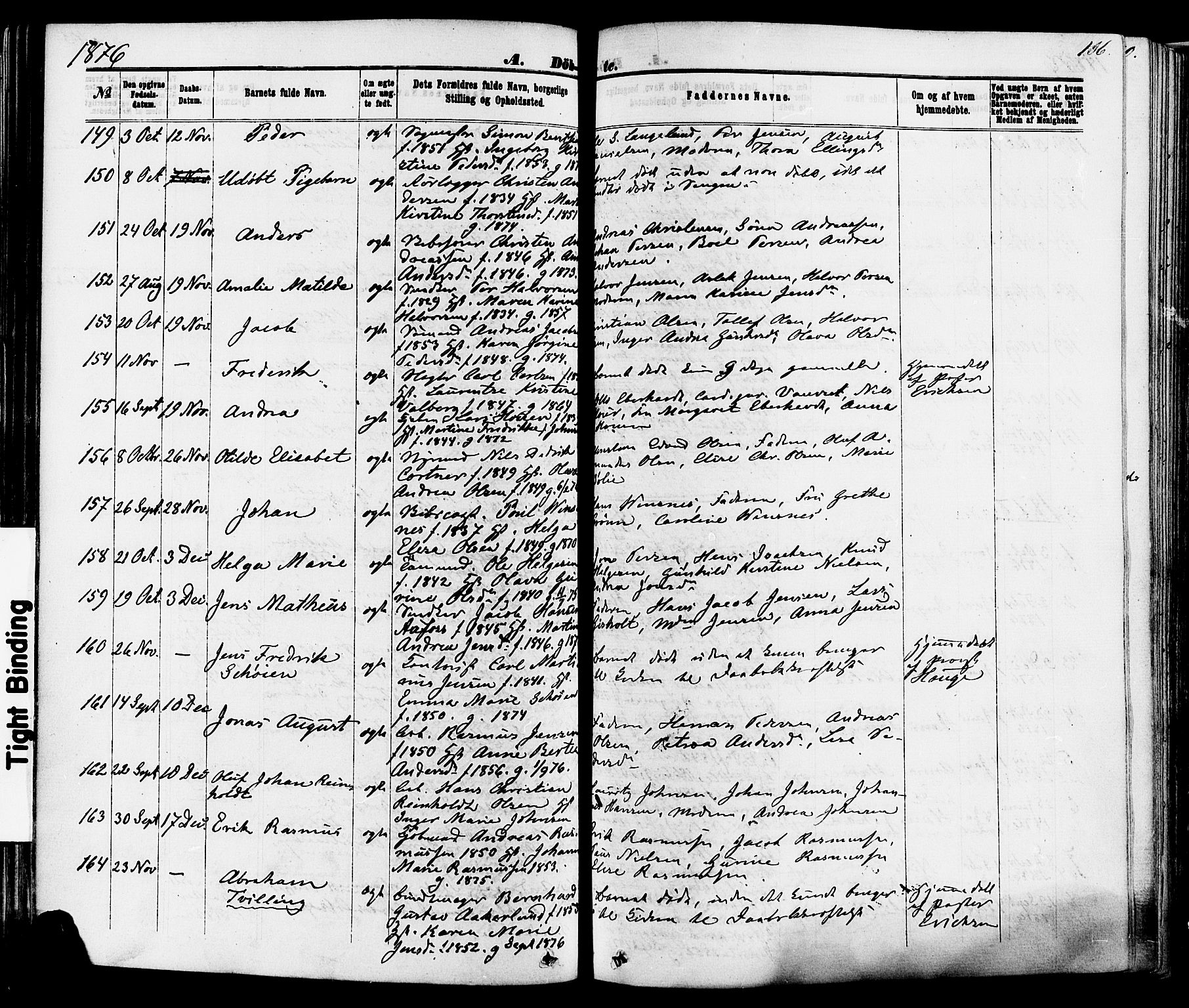 Skien kirkebøker, AV/SAKO-A-302/F/Fa/L0008: Parish register (official) no. 8, 1866-1877, p. 106