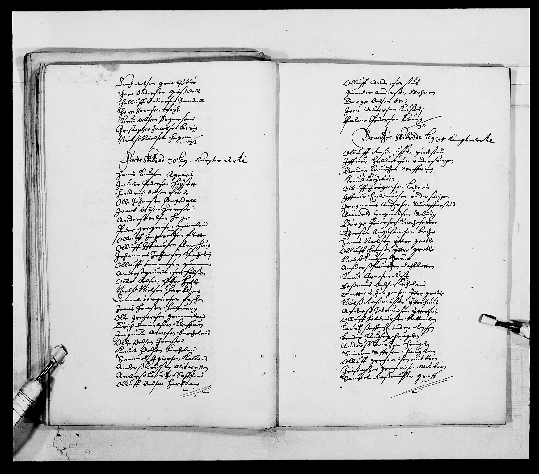 Kommanderende general (KG I) med Det norske krigsdirektorium, AV/RA-EA-5419/E/Ea/L0516: Bergenhusiske regiment, 1660-1712, p. 45