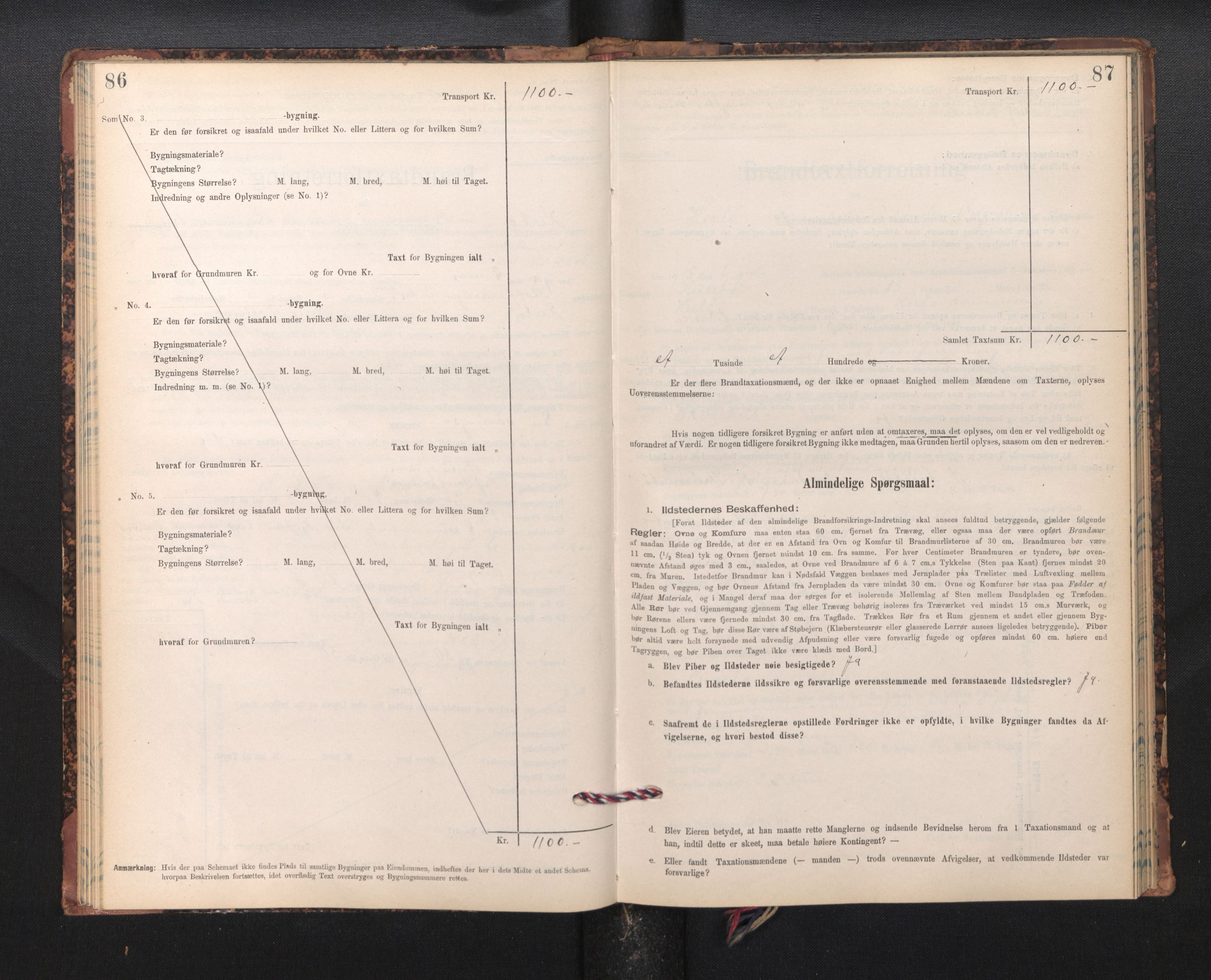 Lensmannen i Herdla, AV/SAB-A-32901/0012/L0003:  Branntakstprotokoll skjematakst, 1897-1916, p. 86-87