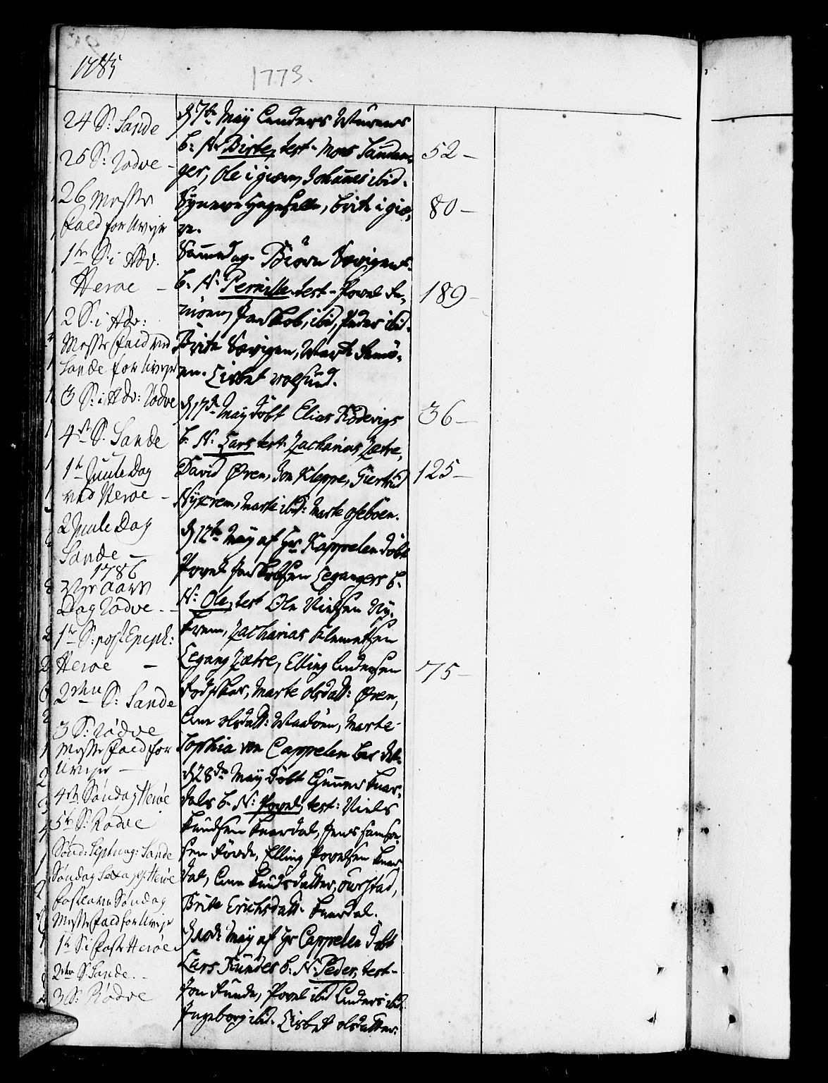 Ministerialprotokoller, klokkerbøker og fødselsregistre - Møre og Romsdal, AV/SAT-A-1454/507/L0067: Parish register (official) no. 507A02, 1767-1788, p. 99